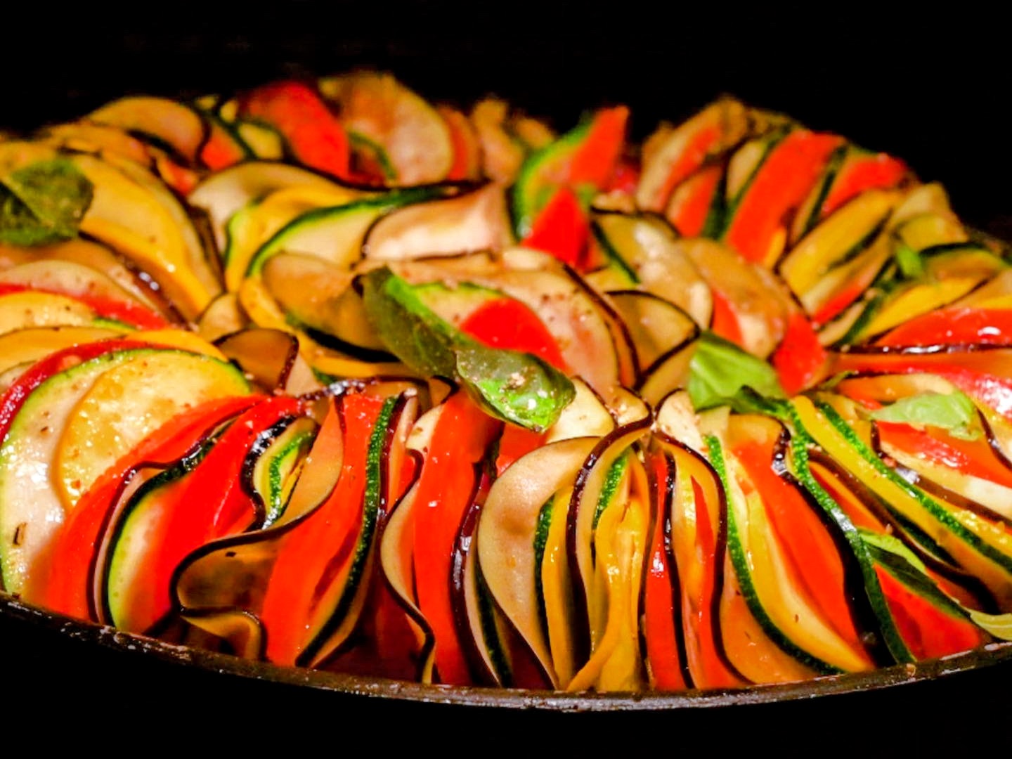 Schritt 3: Gemüse-Türme backen