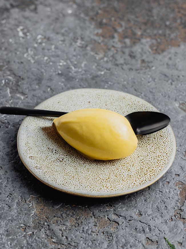 Kürbis-Kokos-Eiscreme mit Zimt und Vanille Rezept Kürbis-Kokos-Eiscreme mit Zimt und Vanille Rezept