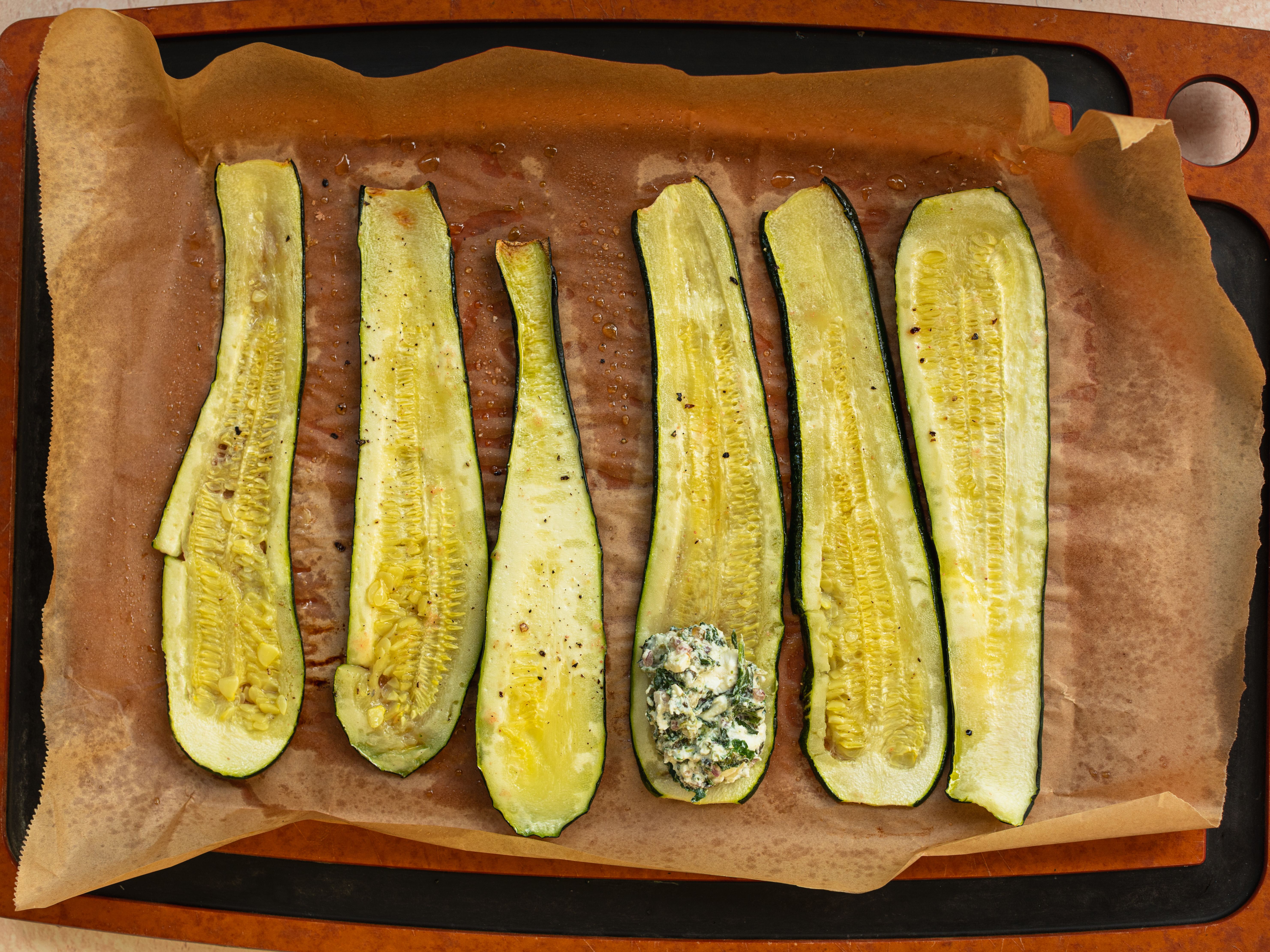 Schritt 4:  Involtini für Zucchetti Involtini zubereiten 