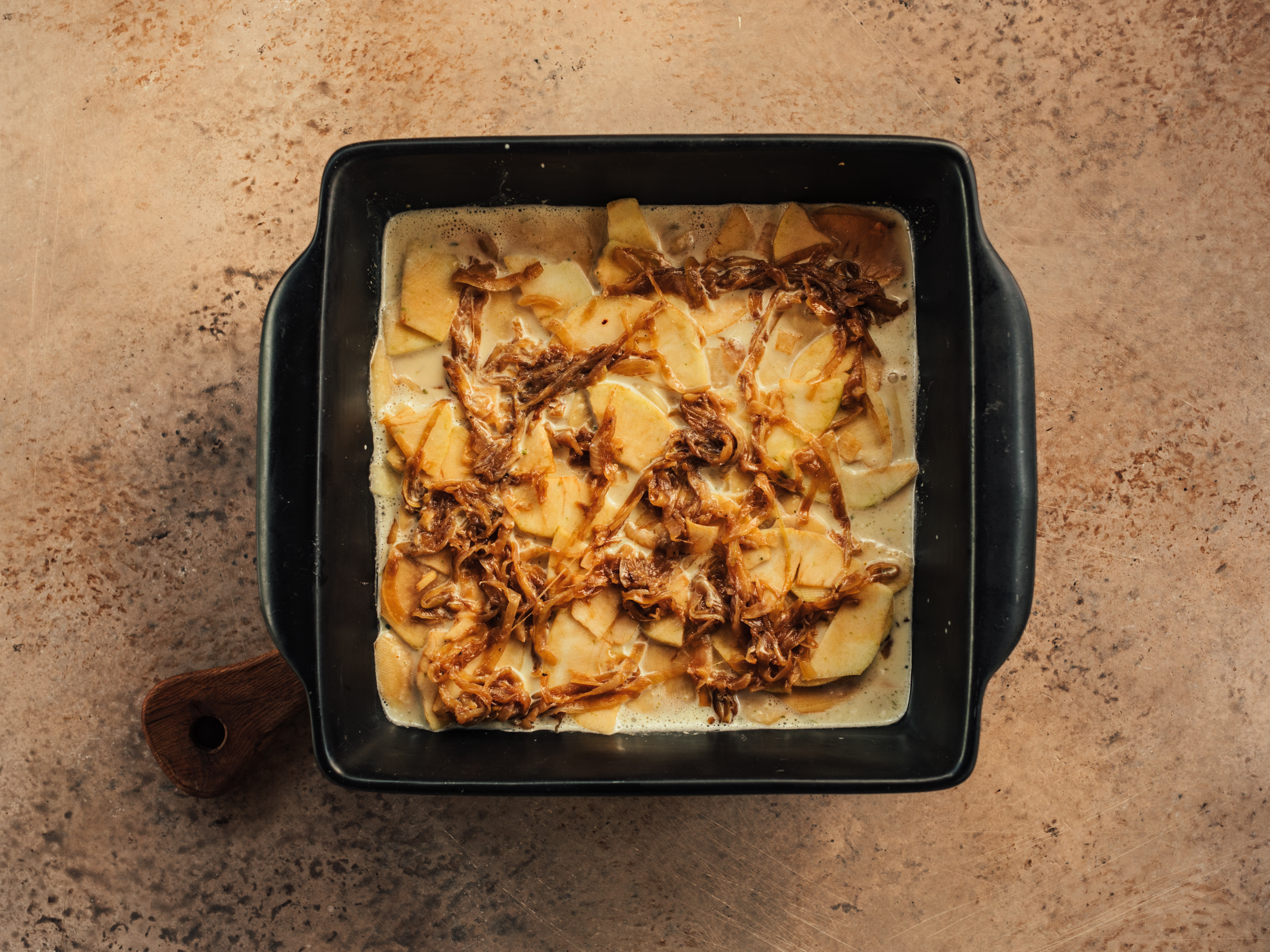 Schritt 4: Lasagne schichten und backen