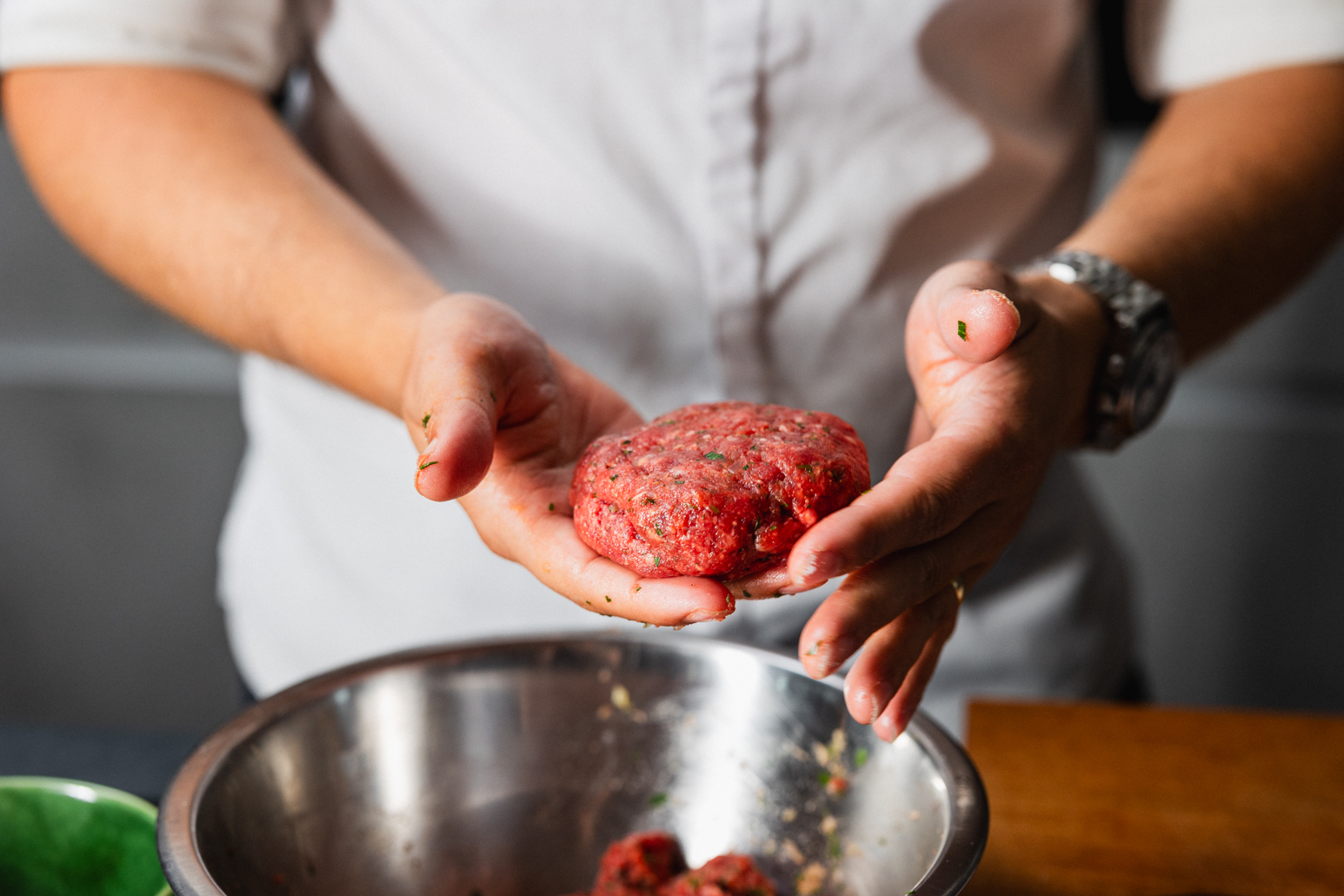 Schritt 2: Burgerptties formen