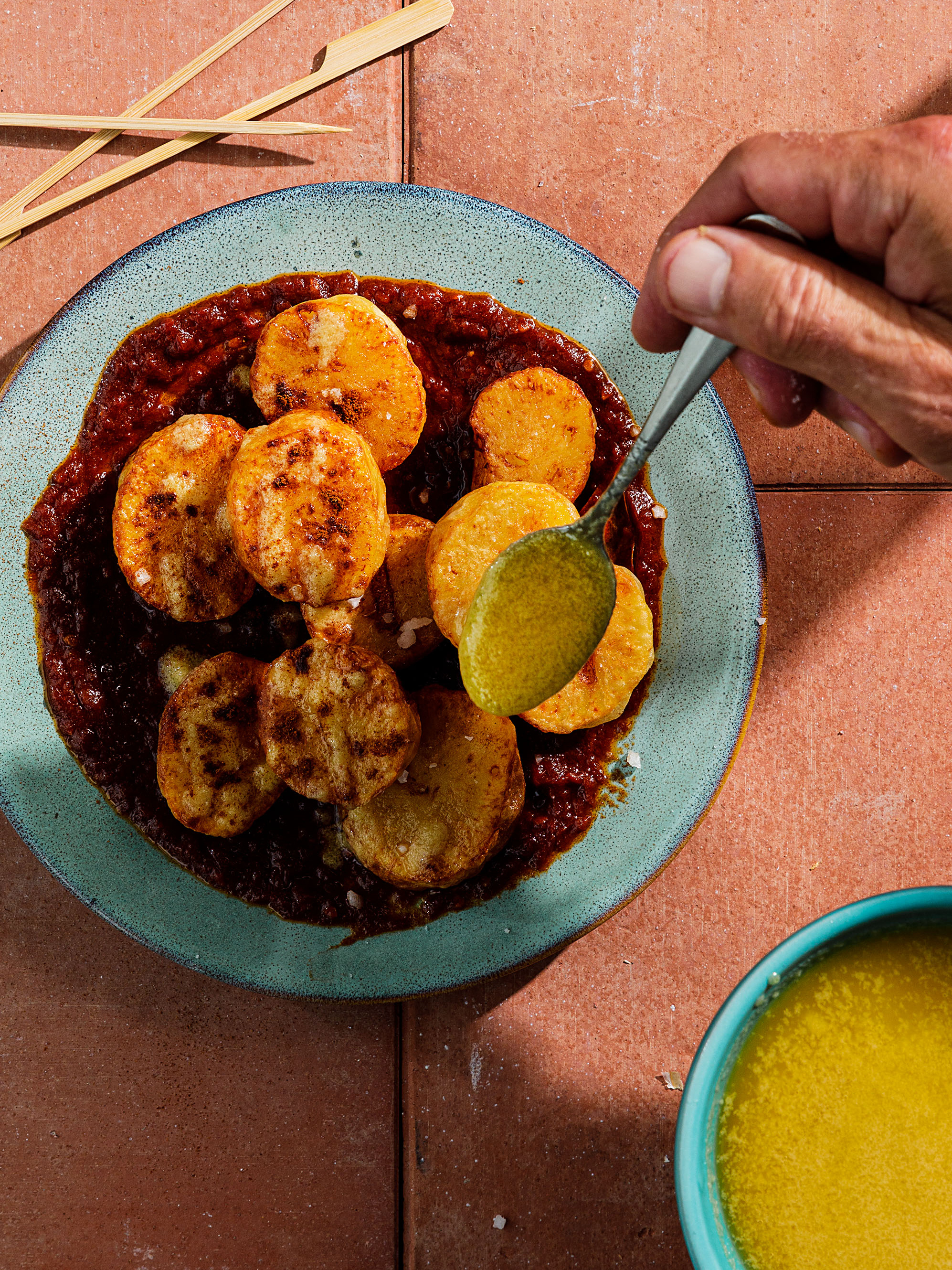 Patatas Bravas mit veganer Aioli Rezept 3