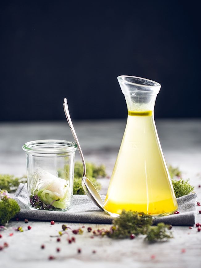 Im Glas gegarte Seezungenfilets mit Algensalat Rezept1 Im Glas gegarte Seezungenfilets mit Algensalat Rezept1