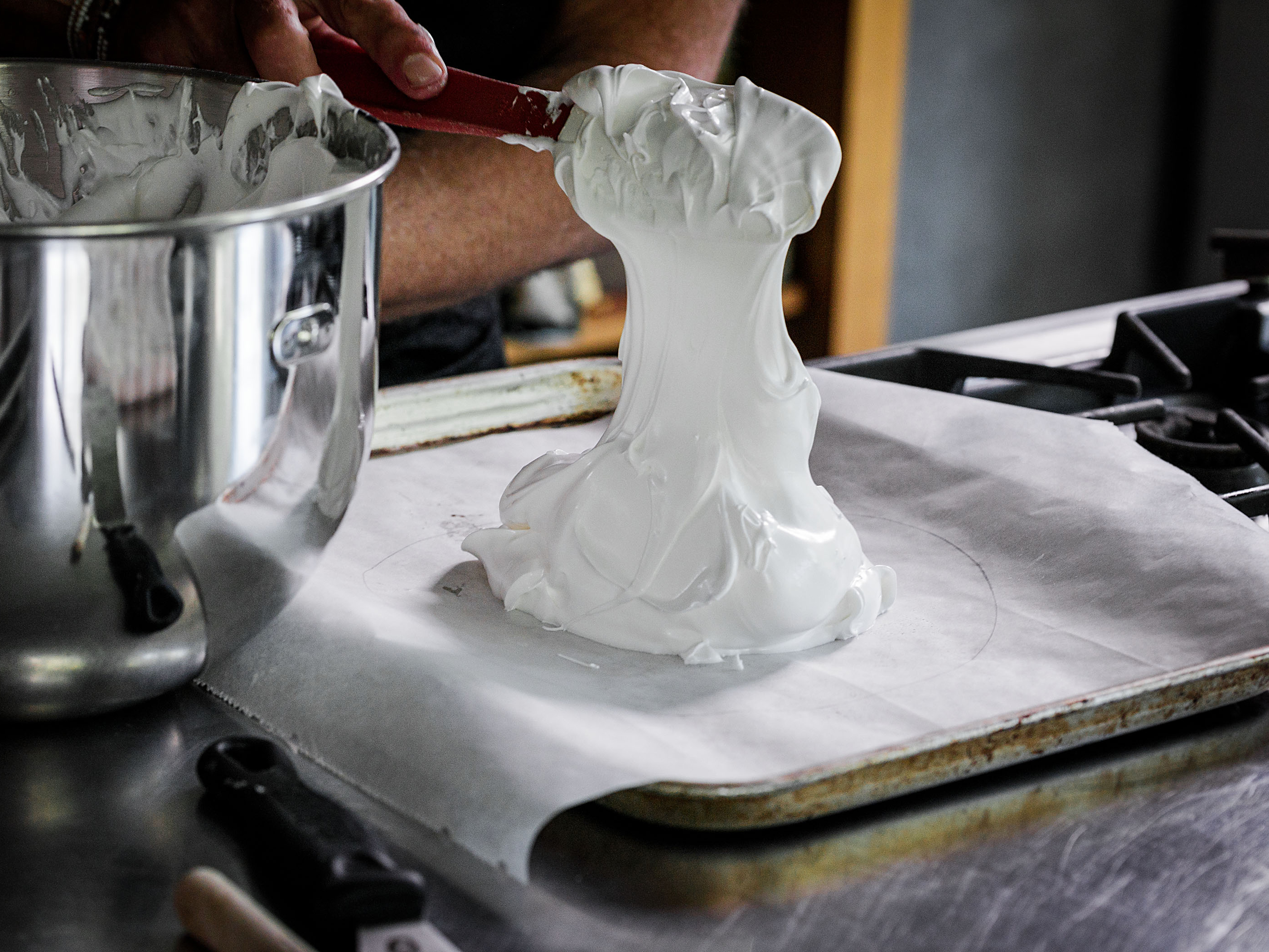 Schritt 4: Pavlova formen