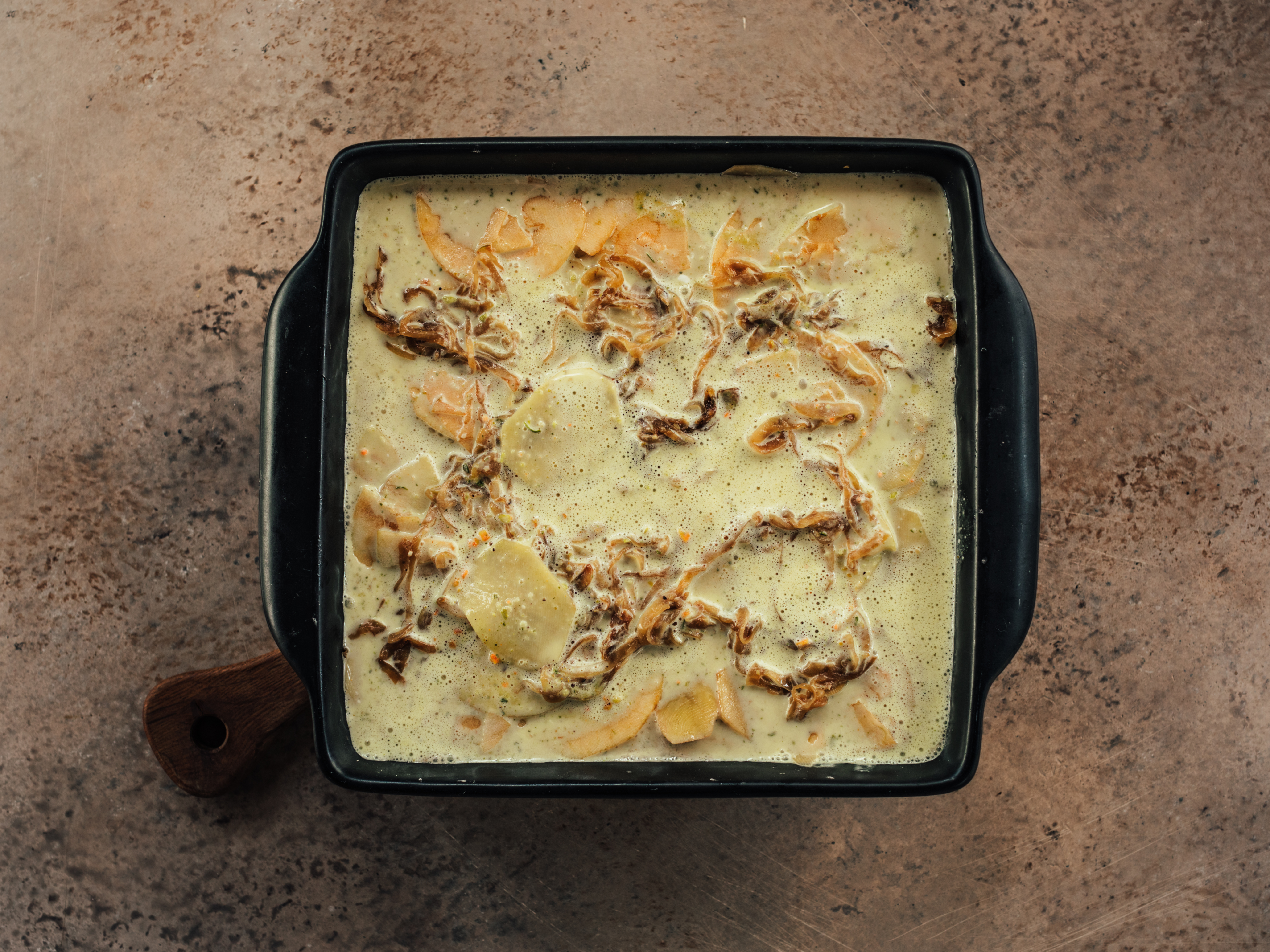 Schritt 4: Lasagne schichten und backen