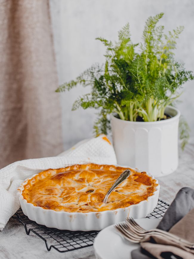 Mediterraner Gemüse Pie Rezept Mediterraner Gemüse Pie Rezept