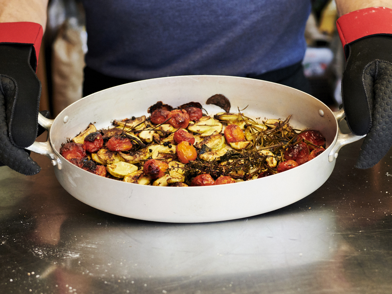 Schritt 2: Ofengemüse für die Feta One Pot Pasta