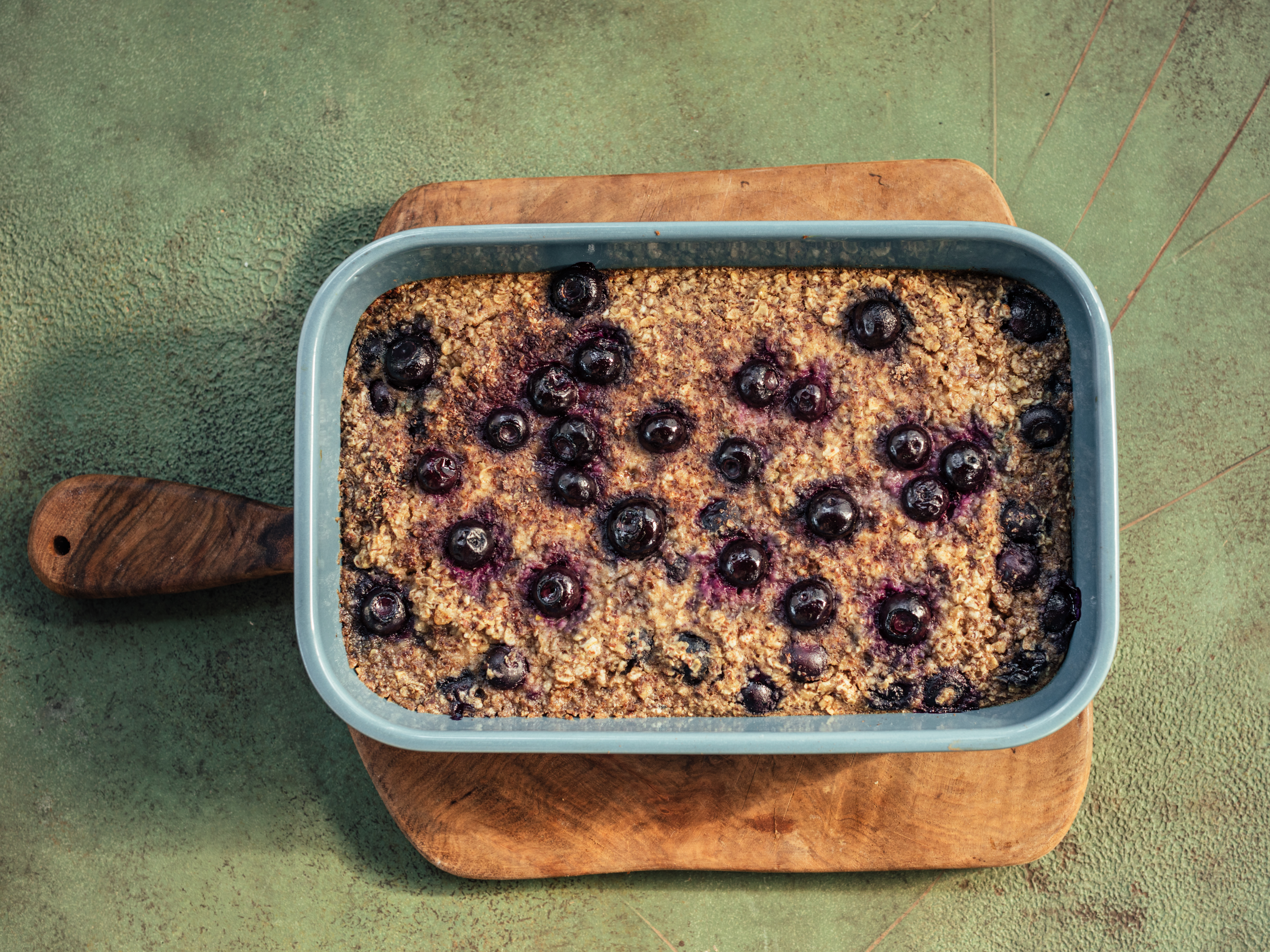 Schritt 1: Porridge für Baked Blaubeer Porridge zubereiten 