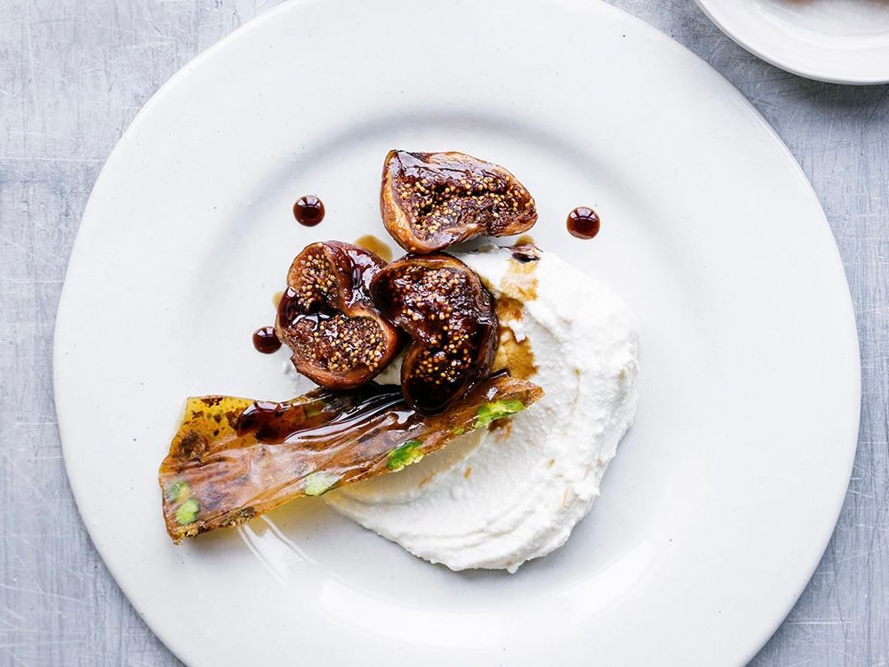 Schritt 4: Crema di ricotta e fico anrichten und servieren