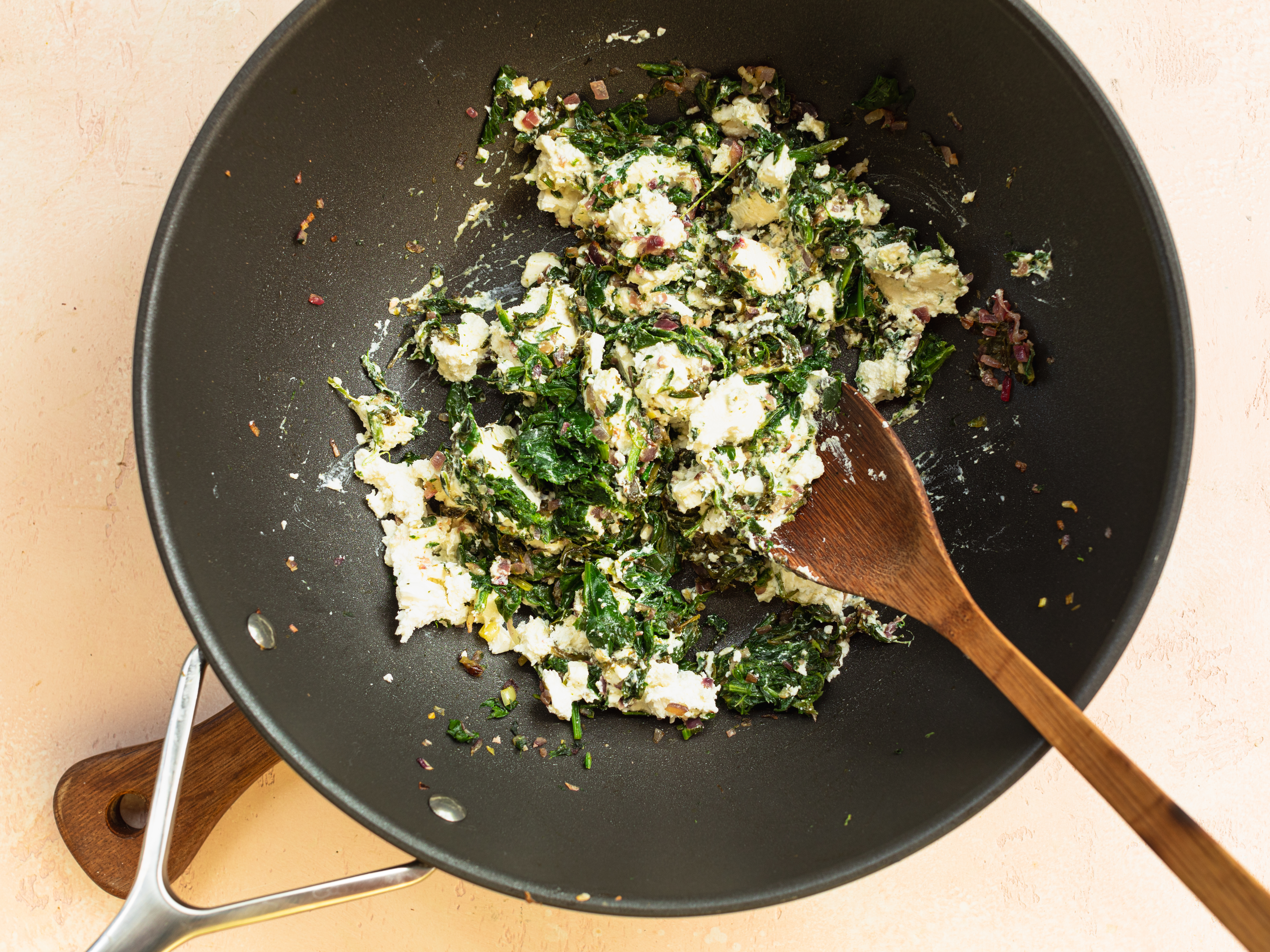 Schritt 2:  Füllung für Zucchetti Involtini zubereiten 