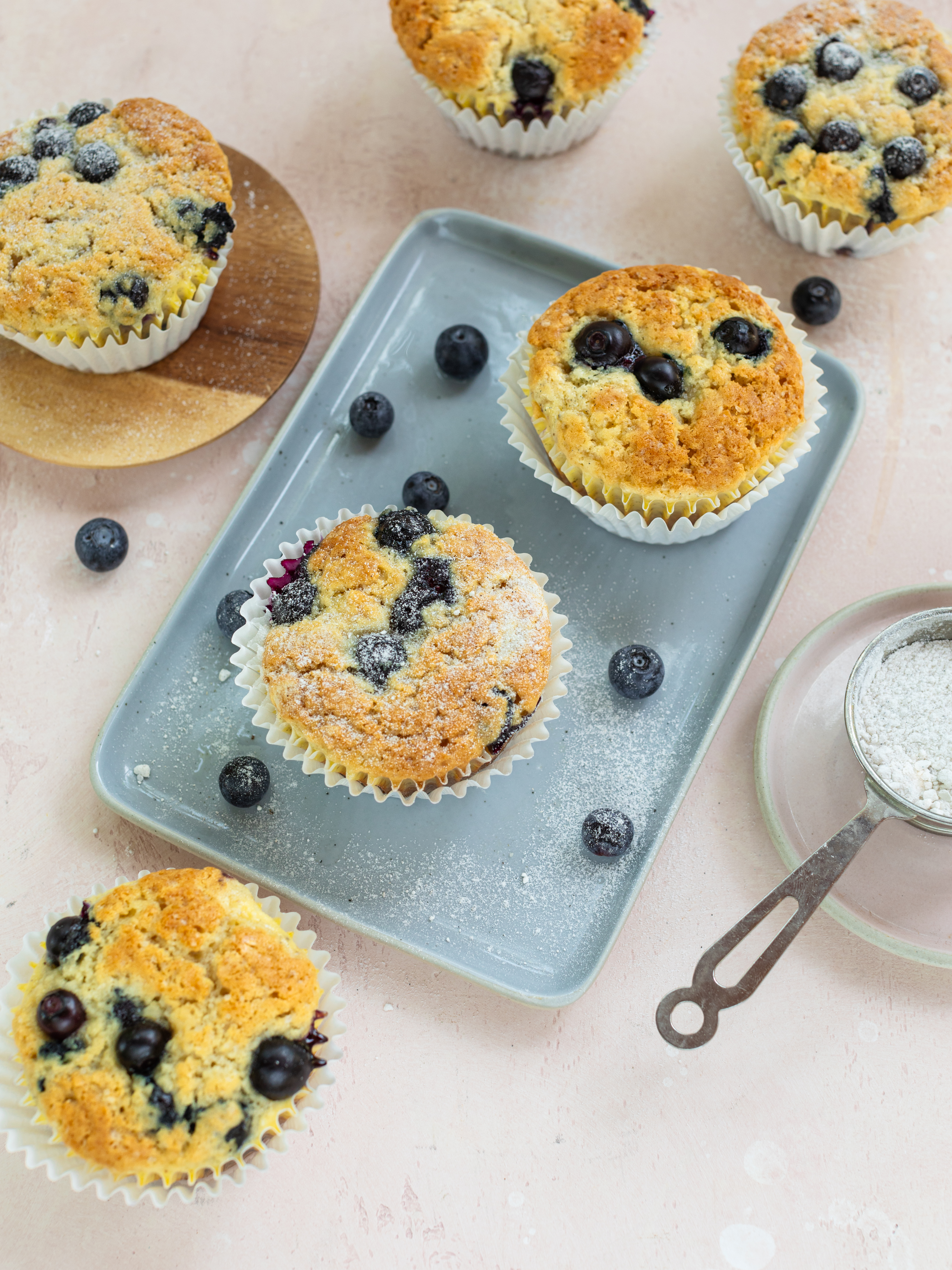 Blaubeer-Käsekuchen Muffins Rezept 3