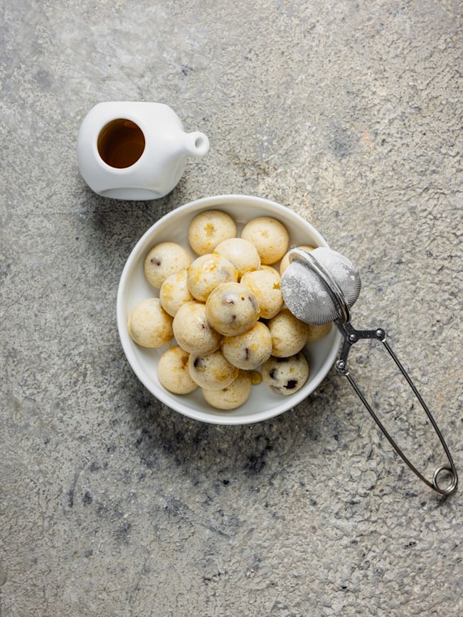 Fluffige Pancake-Balls Rezept Fluffige Pancake-Balls Rezept