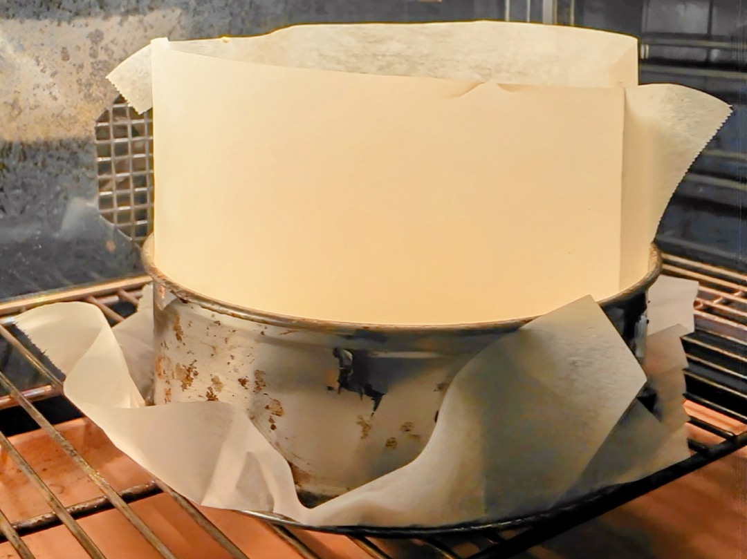 Schritt 3: Basken-Kürbis Cheesecake backen und fertigstellen