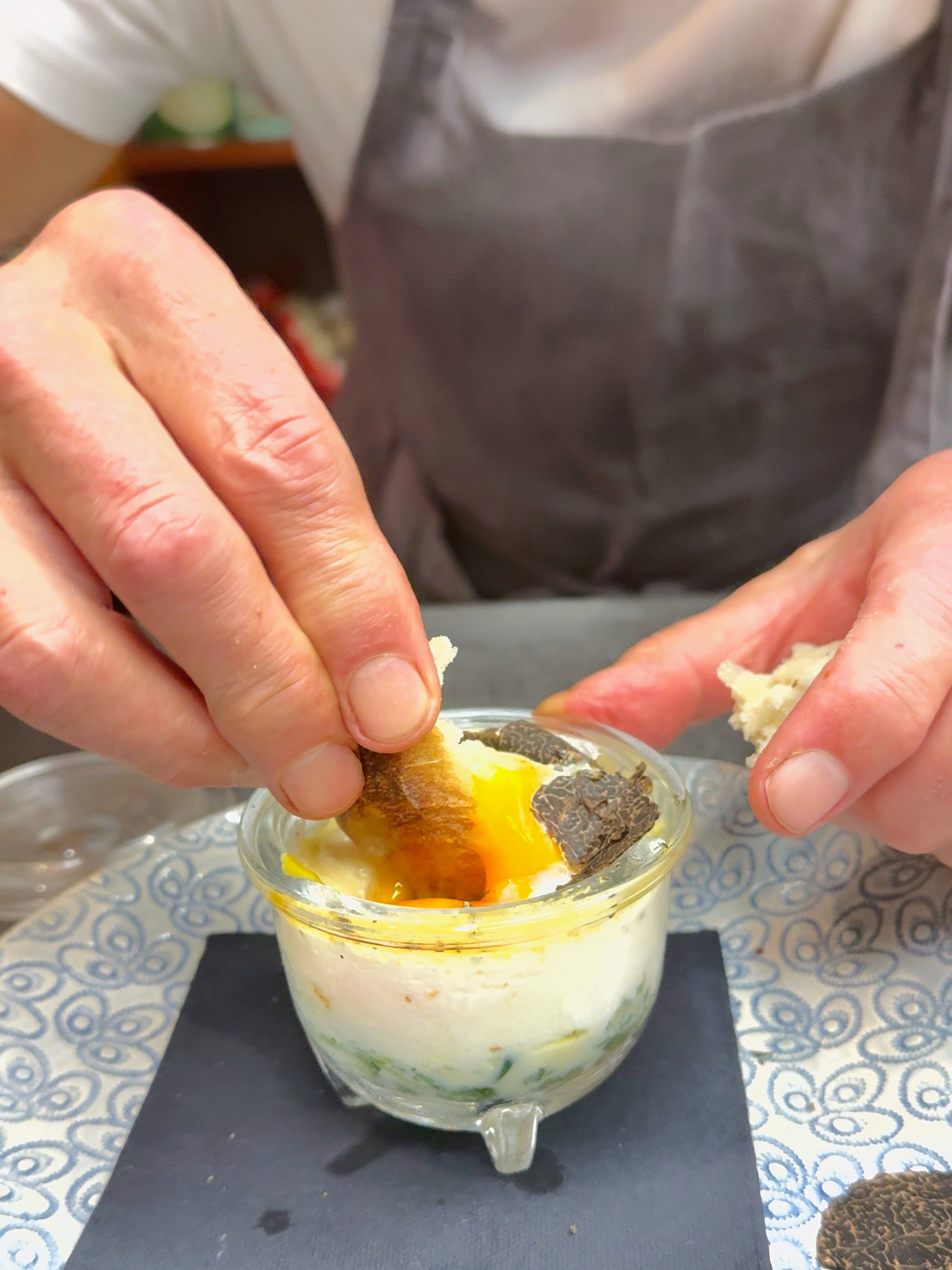 Trüffel-Spinat-Ei im Glas Rezept 1