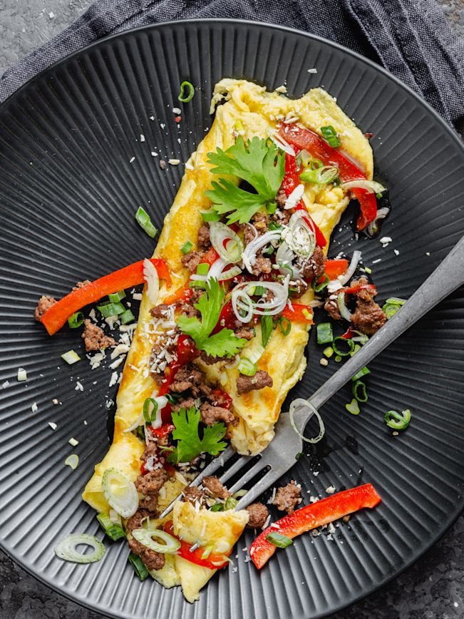 Asiatisches Omelett Rezept Asiatisches Omelett Rezept