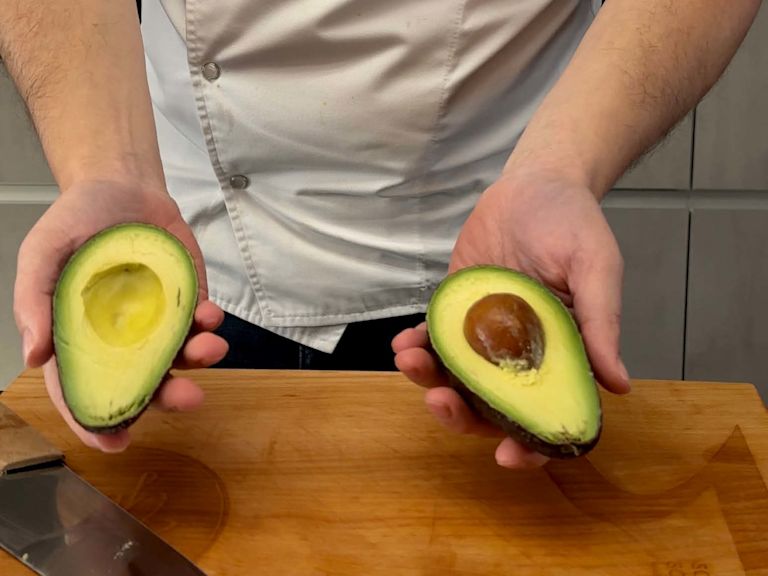 Step 3: Avocado ist weich Step 3: Avocado ist weich