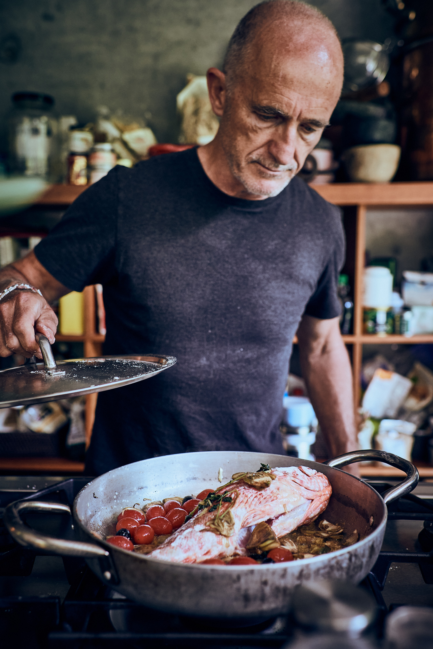 Drachenkopf 'in padella' mit Artischocken und Tomaten Rezept 3