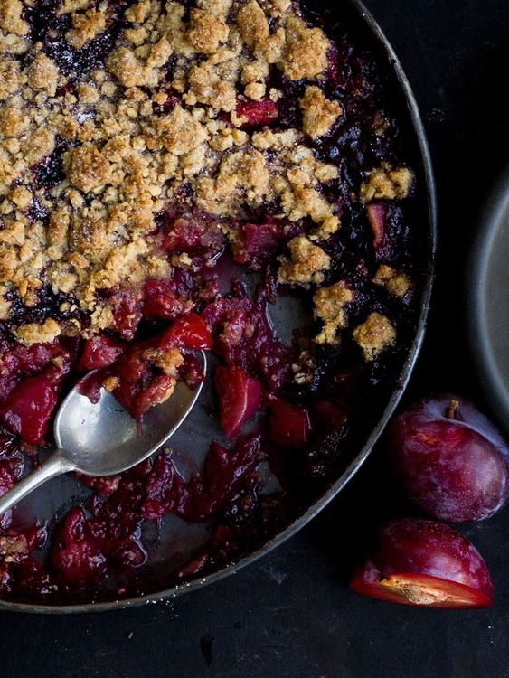 Apfel Pflaumen Crumble Rezept 2