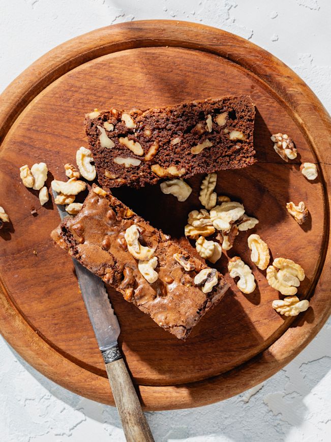 Nuss-Brownies Rezept Nuss-Brownies Rezept