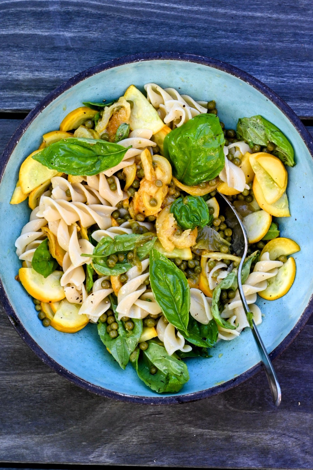 Pasta Salat mit Zucchini und Zitrone Rezept 1