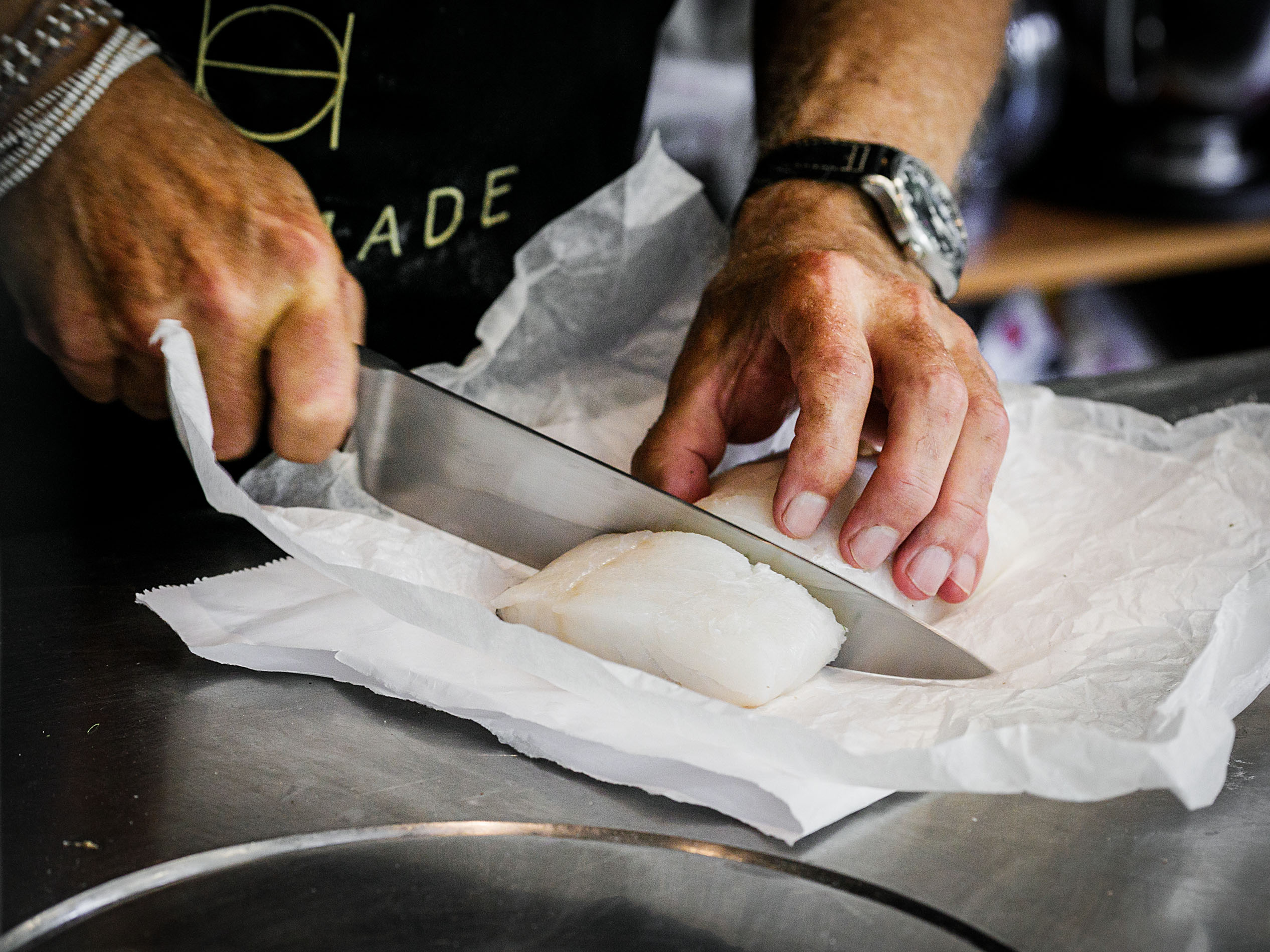 Schritt 1: Kabeljau  für Lemon Kabeljau dämpfen