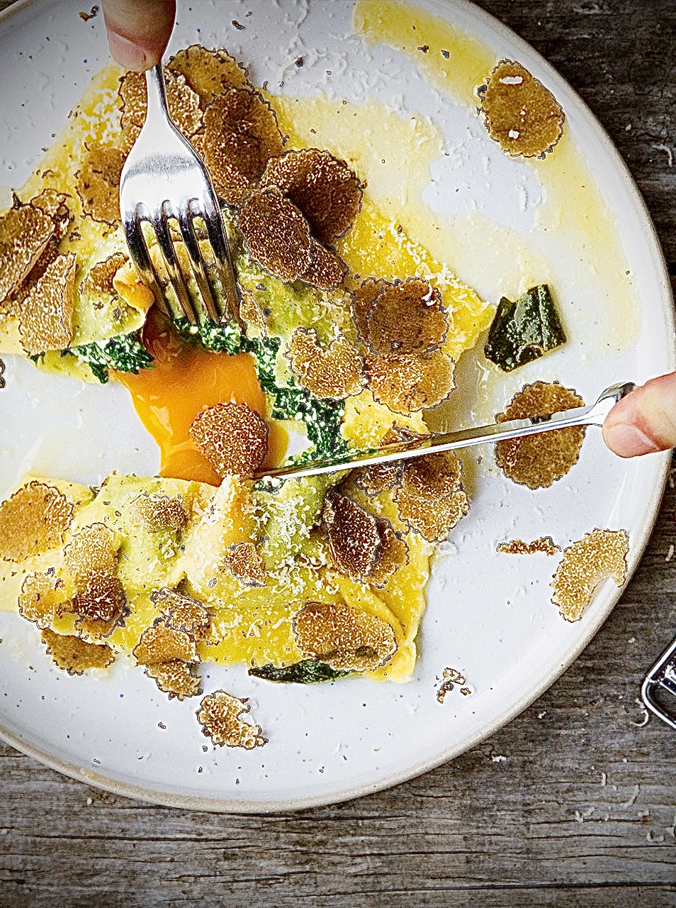 Uovo in raviolo al Tartufo Rezept 2