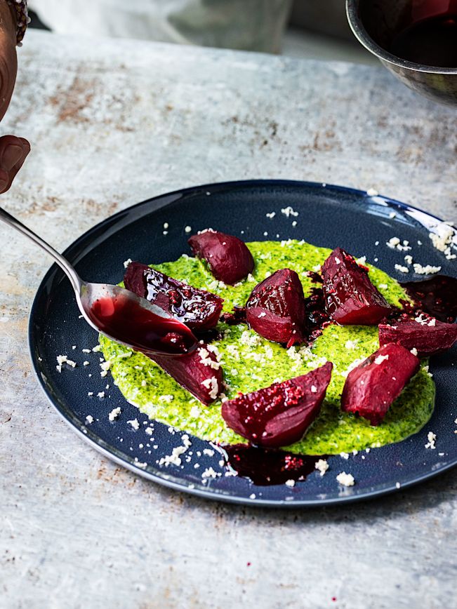 Randen mit Kräutercreme Rezept Randen mit Kräutercreme Rezept