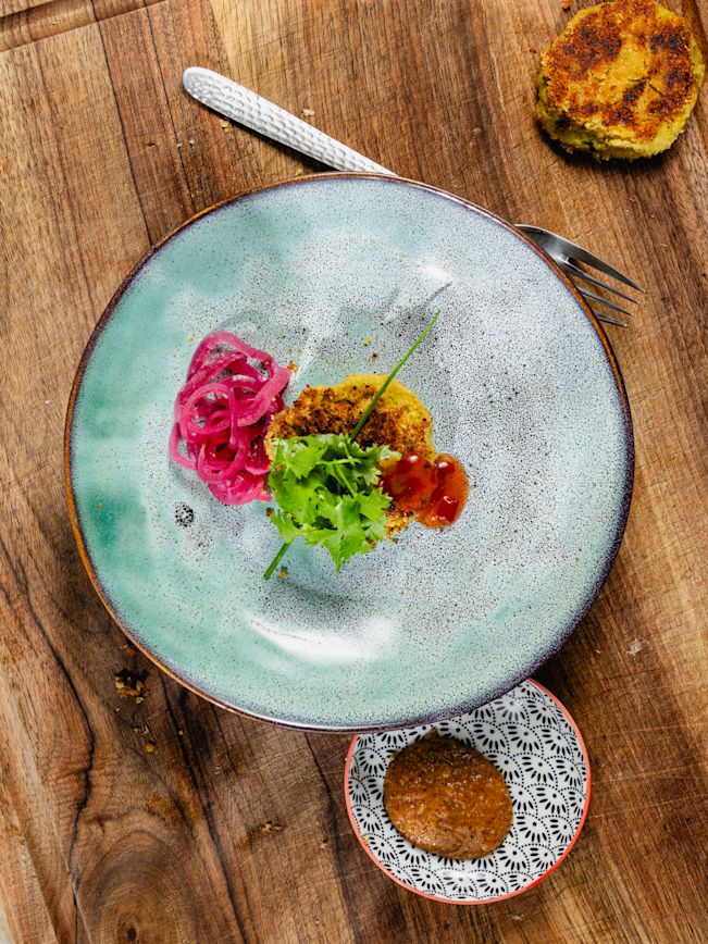 Falafel-Burger-Patties Rezept Falafel-Burger-Patties Rezept