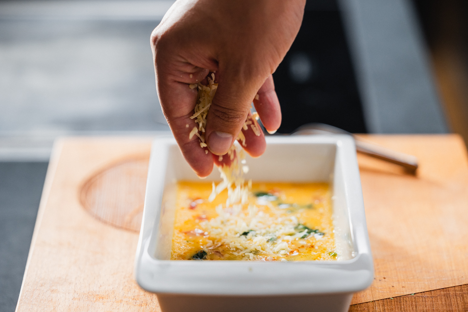 Schritt 4: Quiche belegen