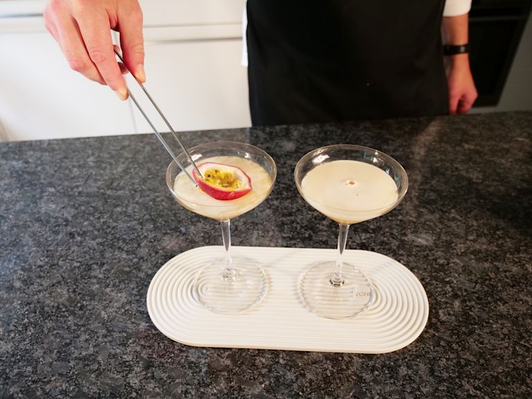 Schritt 5: Garnieren Schritt 5: Garnieren