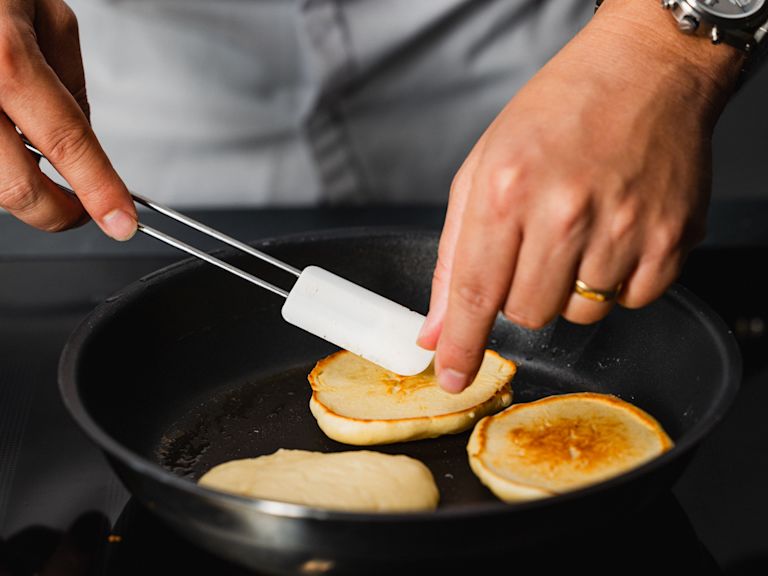 Schritt 5: Pfannkuchen braten Schritt 5: Pfannkuchen braten