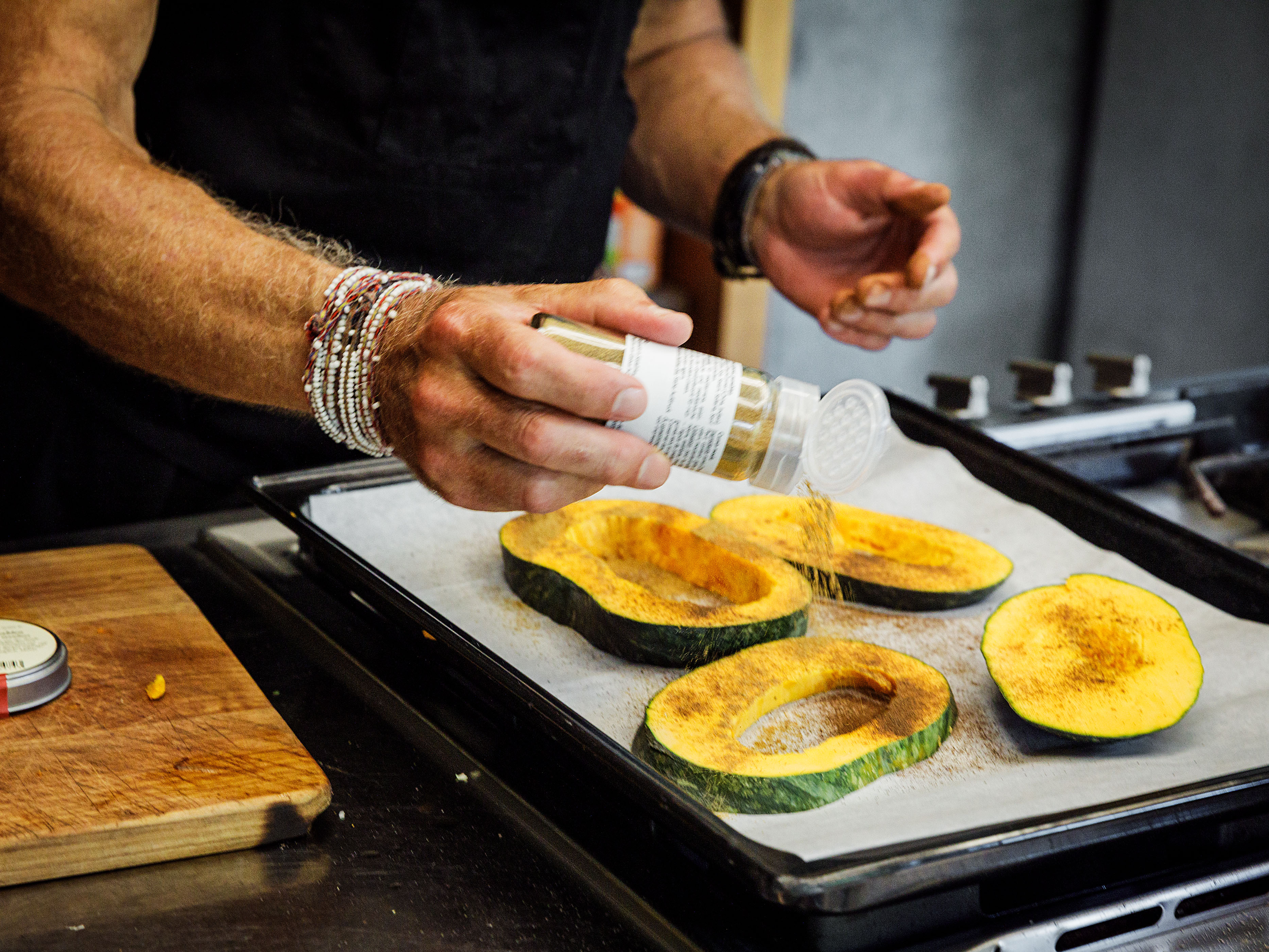 Schritt 1: Kürbis rösten