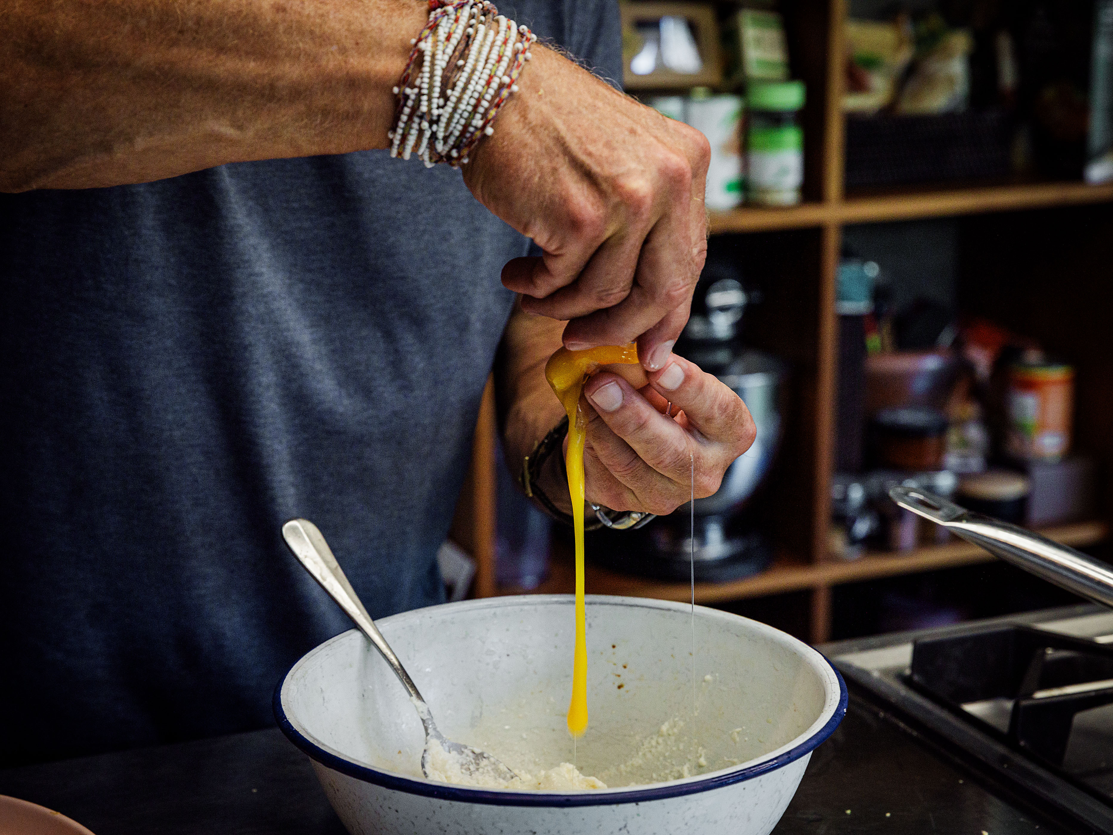 Schritt 3: Kürbis und Teig für Kürbistarte mit Broccoliteig, Ziegenkäse und Salbei backen