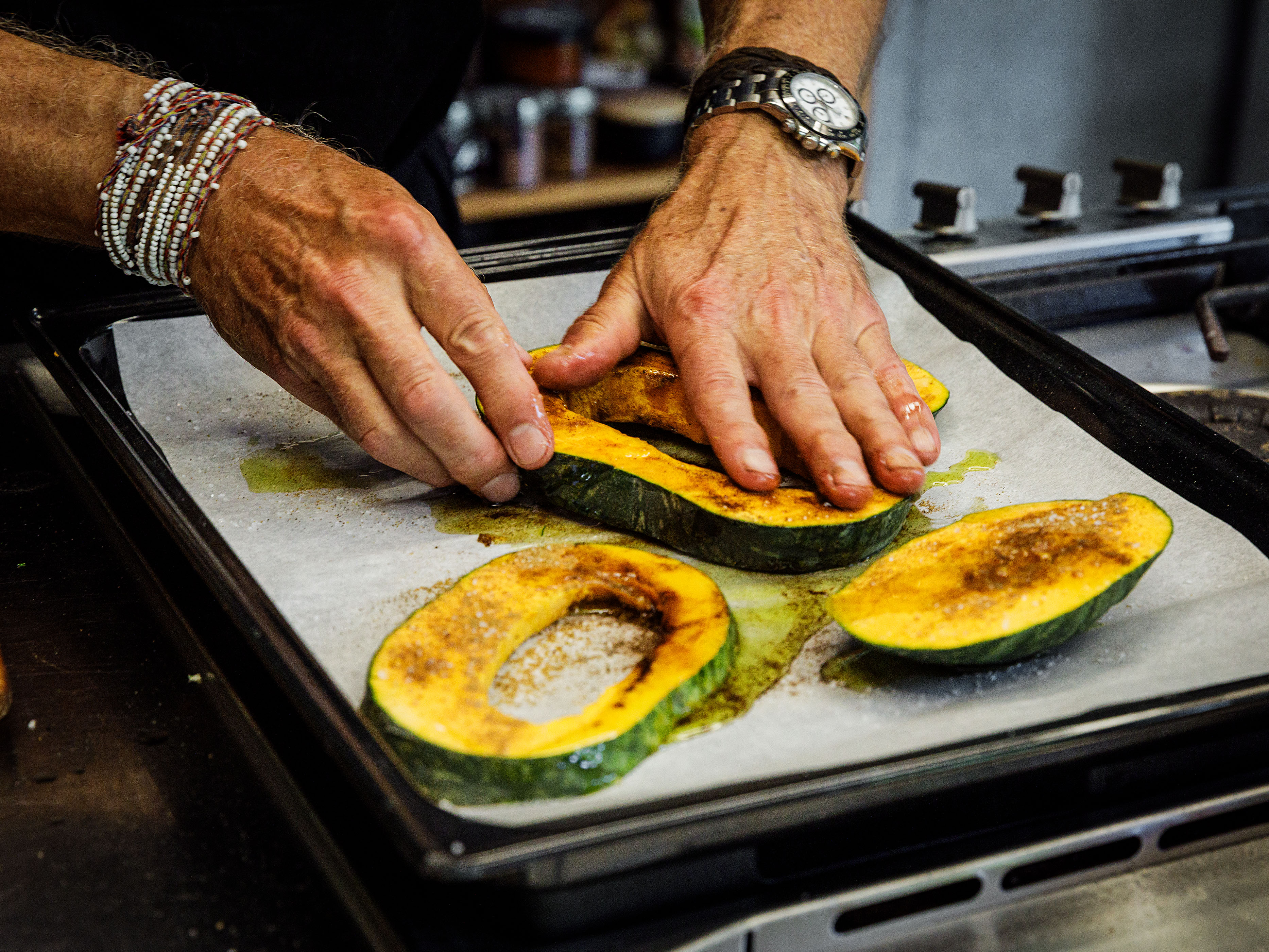 Schritt 1: Kürbis rösten