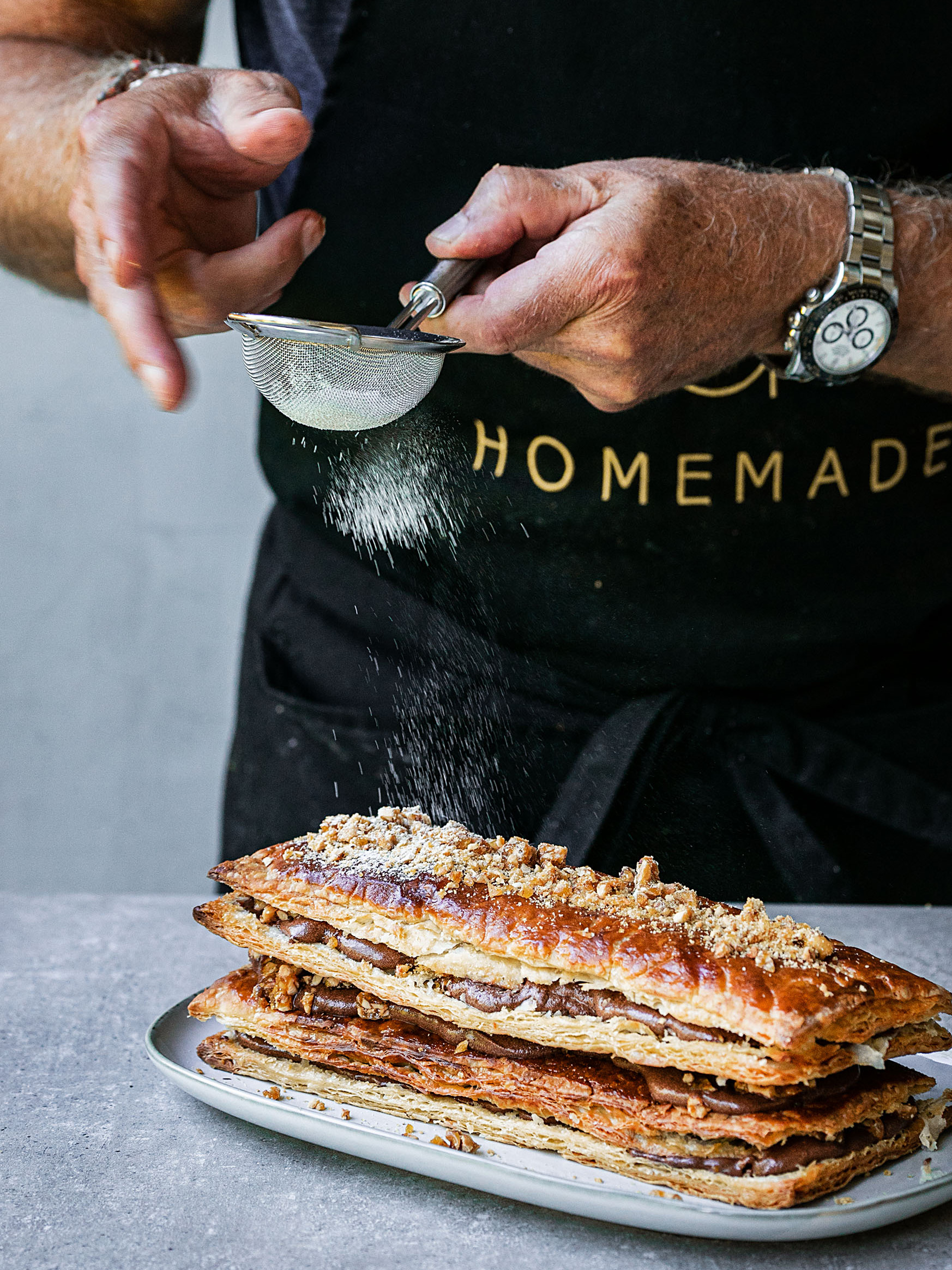 Schokoladen-Haselnuss-Millefeuille 2