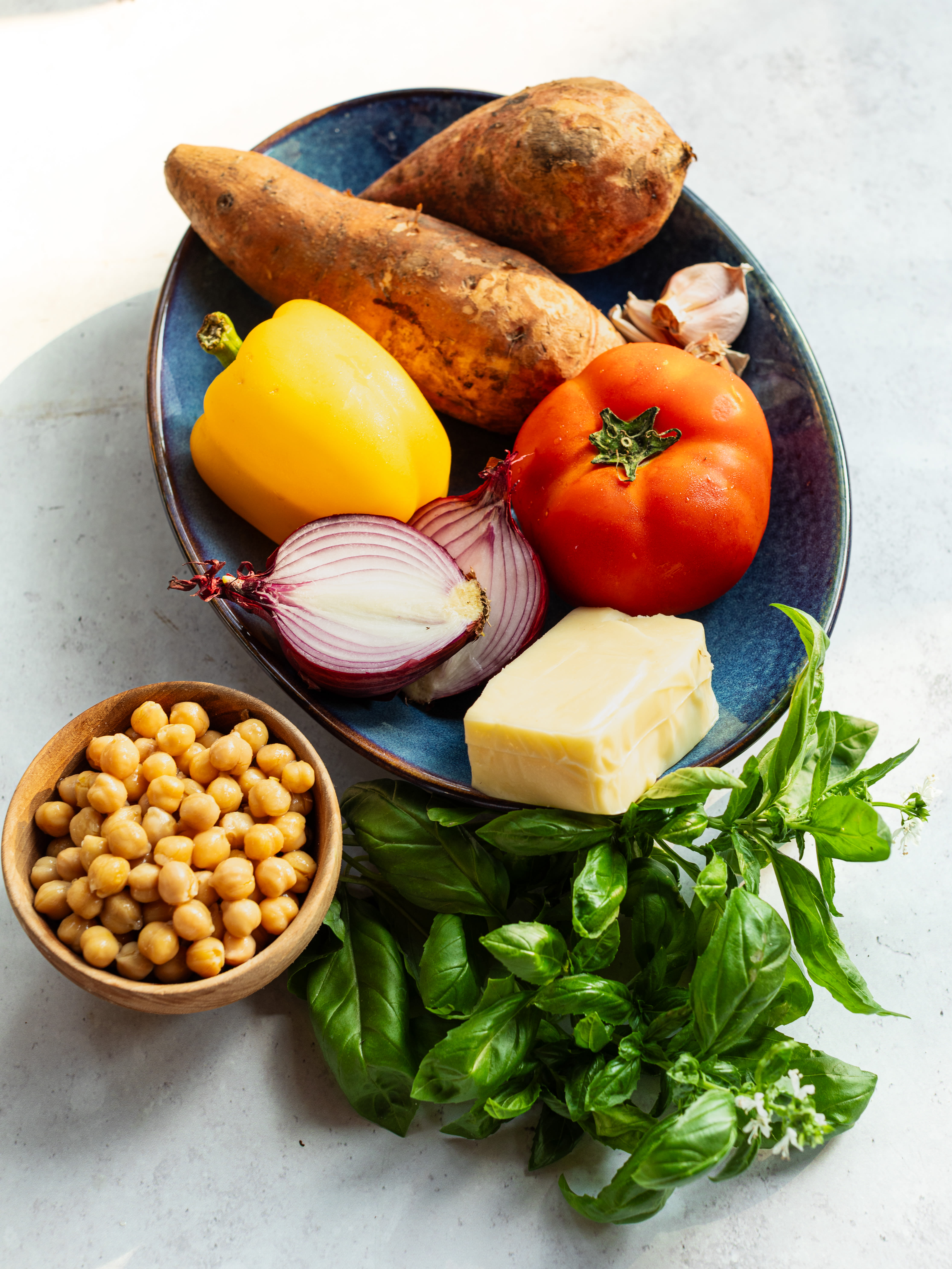 Gefüllte Süsskartoffeln mit Kichererbsen Rezept 2