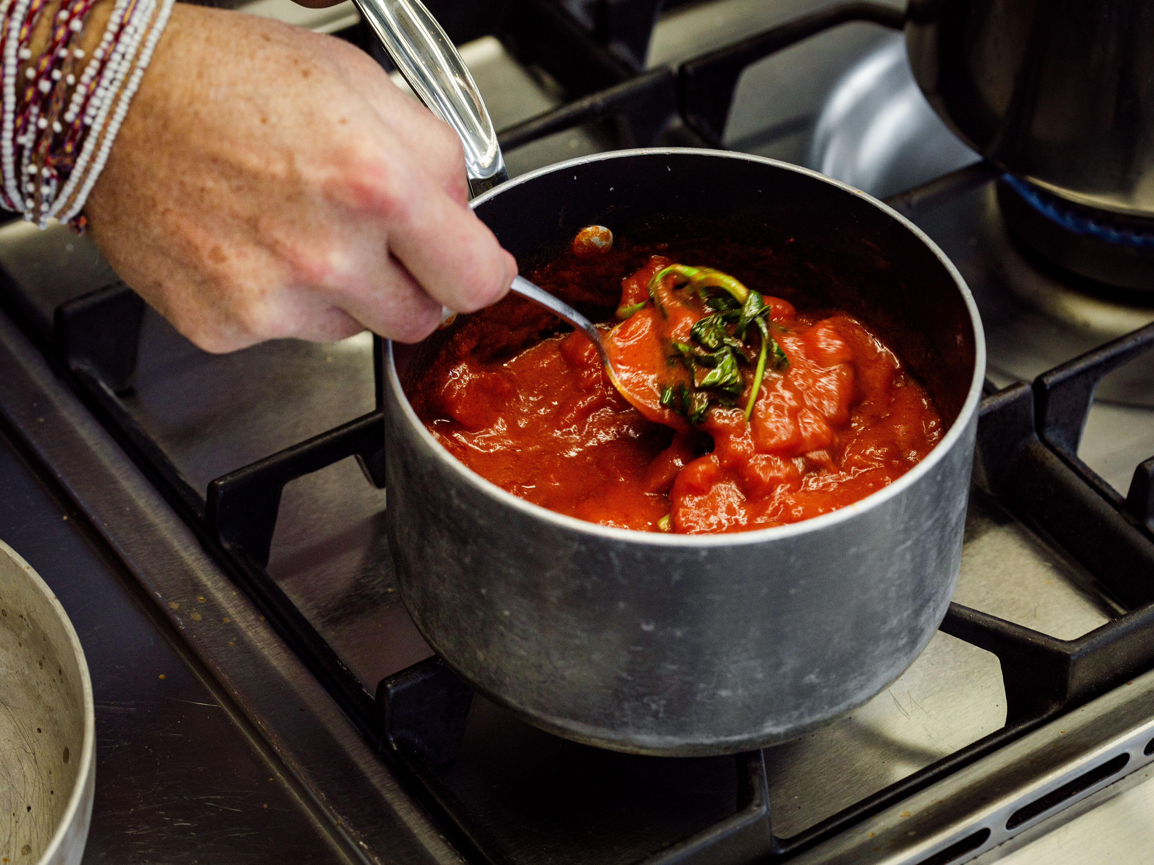 Schritt 3: Pasta für Manicotti – Sommer-Lasagne füllen und einschichten