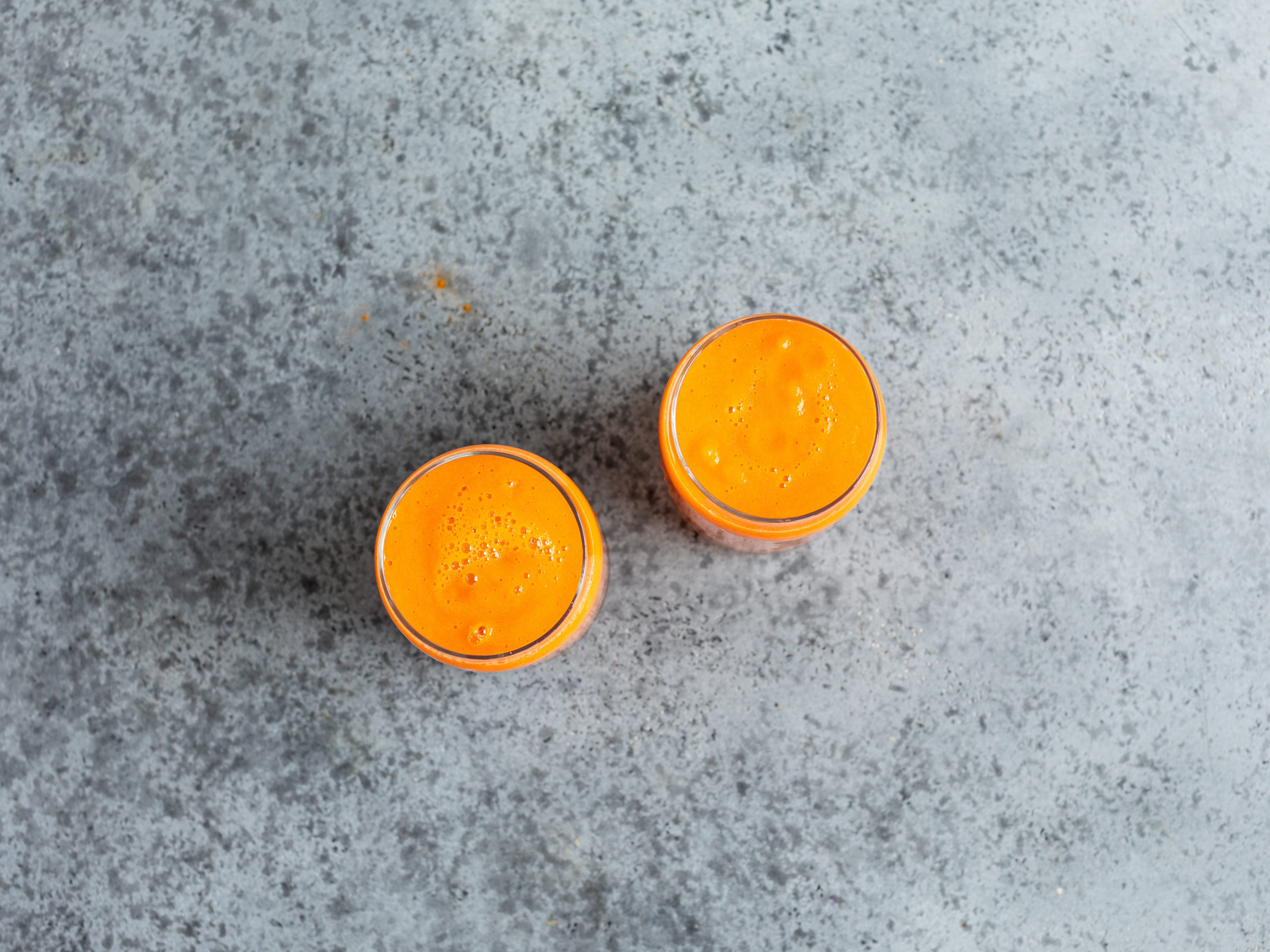 Schritt 3: Rüebli-Ingwer Smoothie servieren