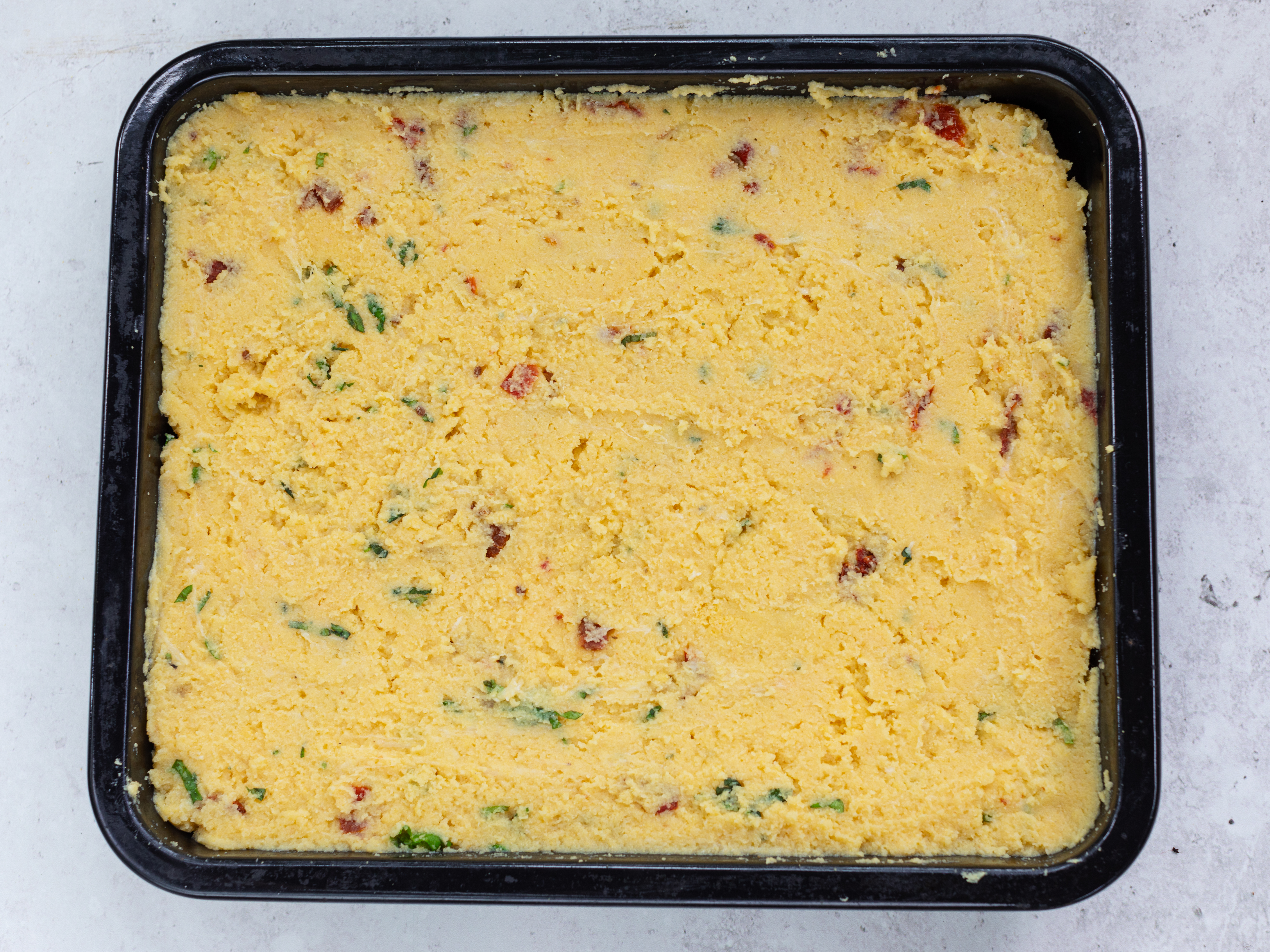 Schritt 3: Polenta für Knusprige Polenta-Taler bbkühlen und Taler formen