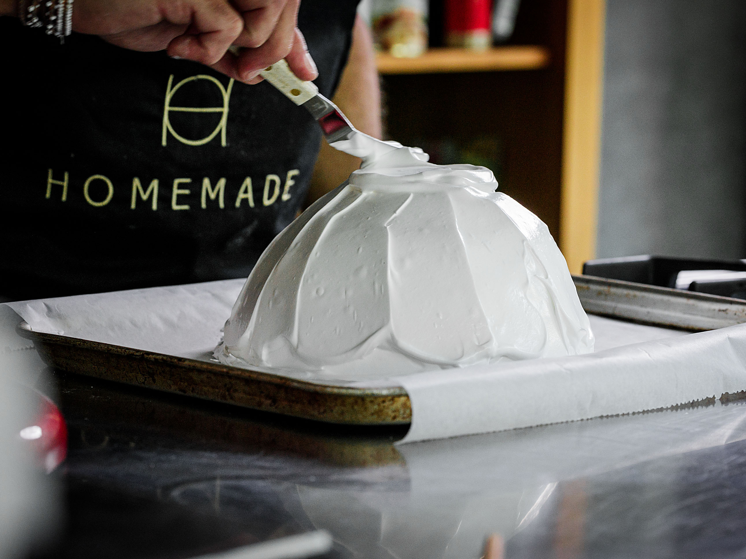 Schritt 4: Pavlova formen