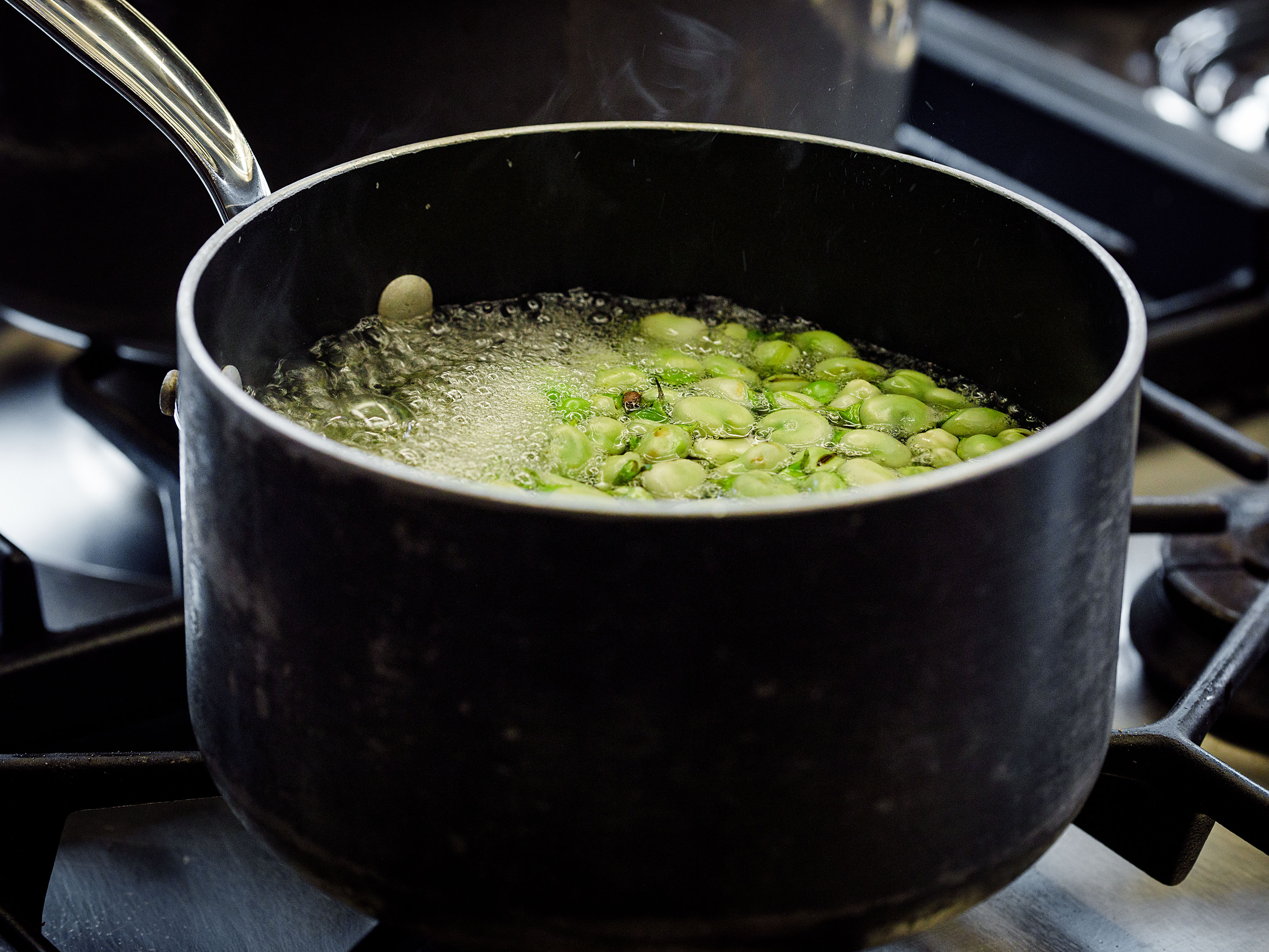 Schritt 2: Fave blanchieren