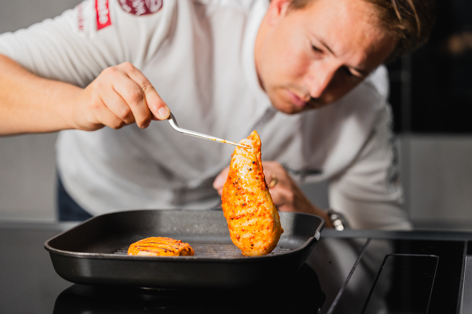 Schritt 3: Poulet braten