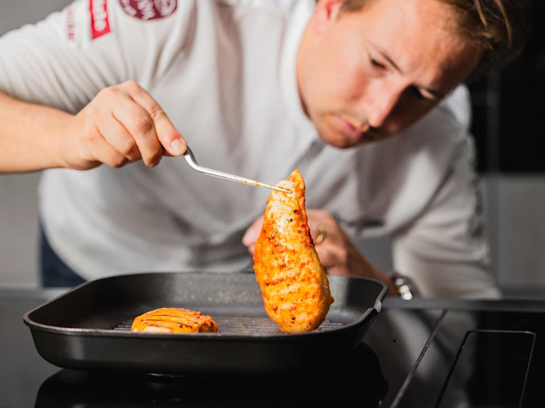 Schritt 3: Poulet braten Schritt 3: Poulet braten