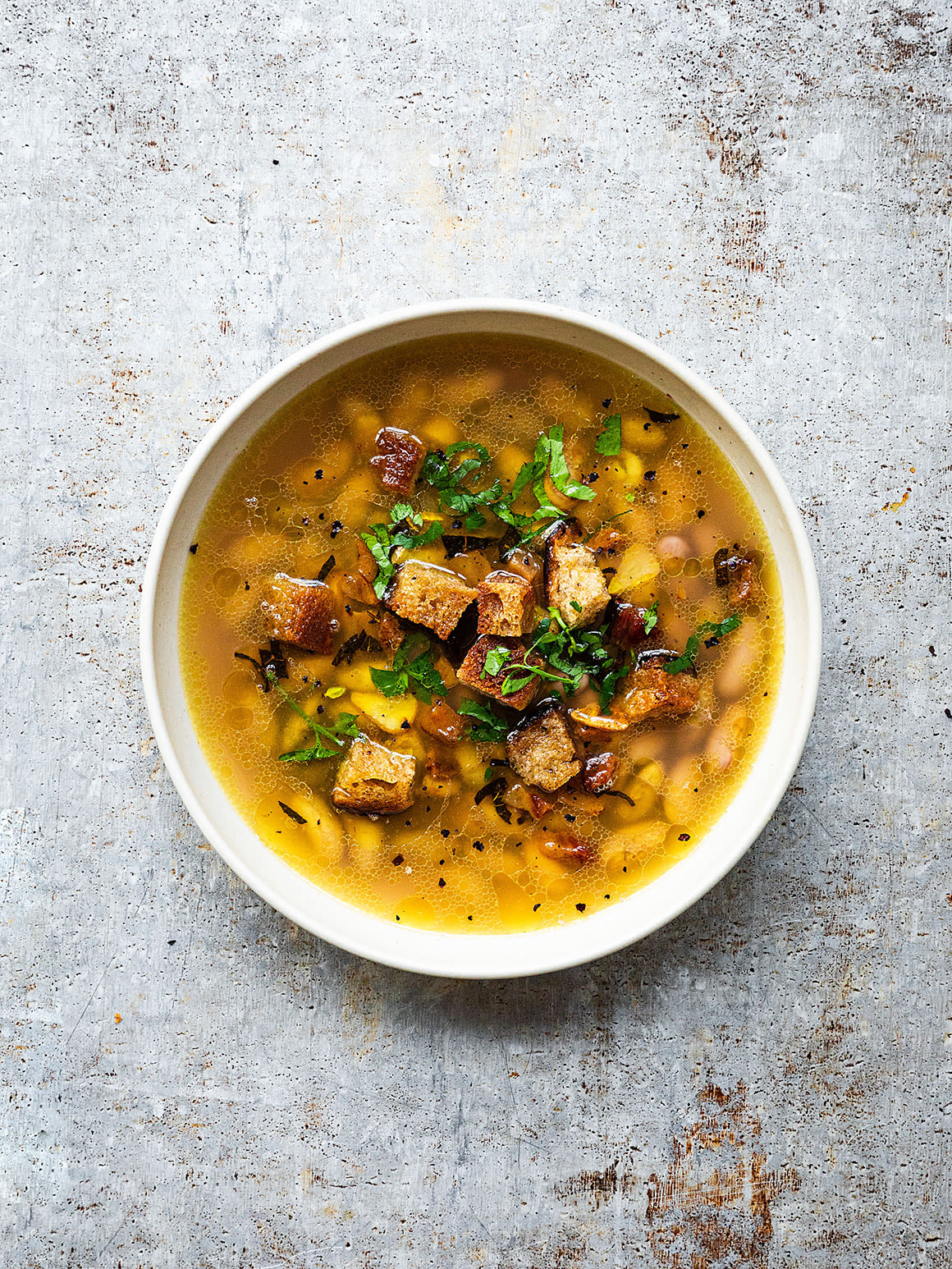 Teaser Toskanische Bohnensuppe Rezept 