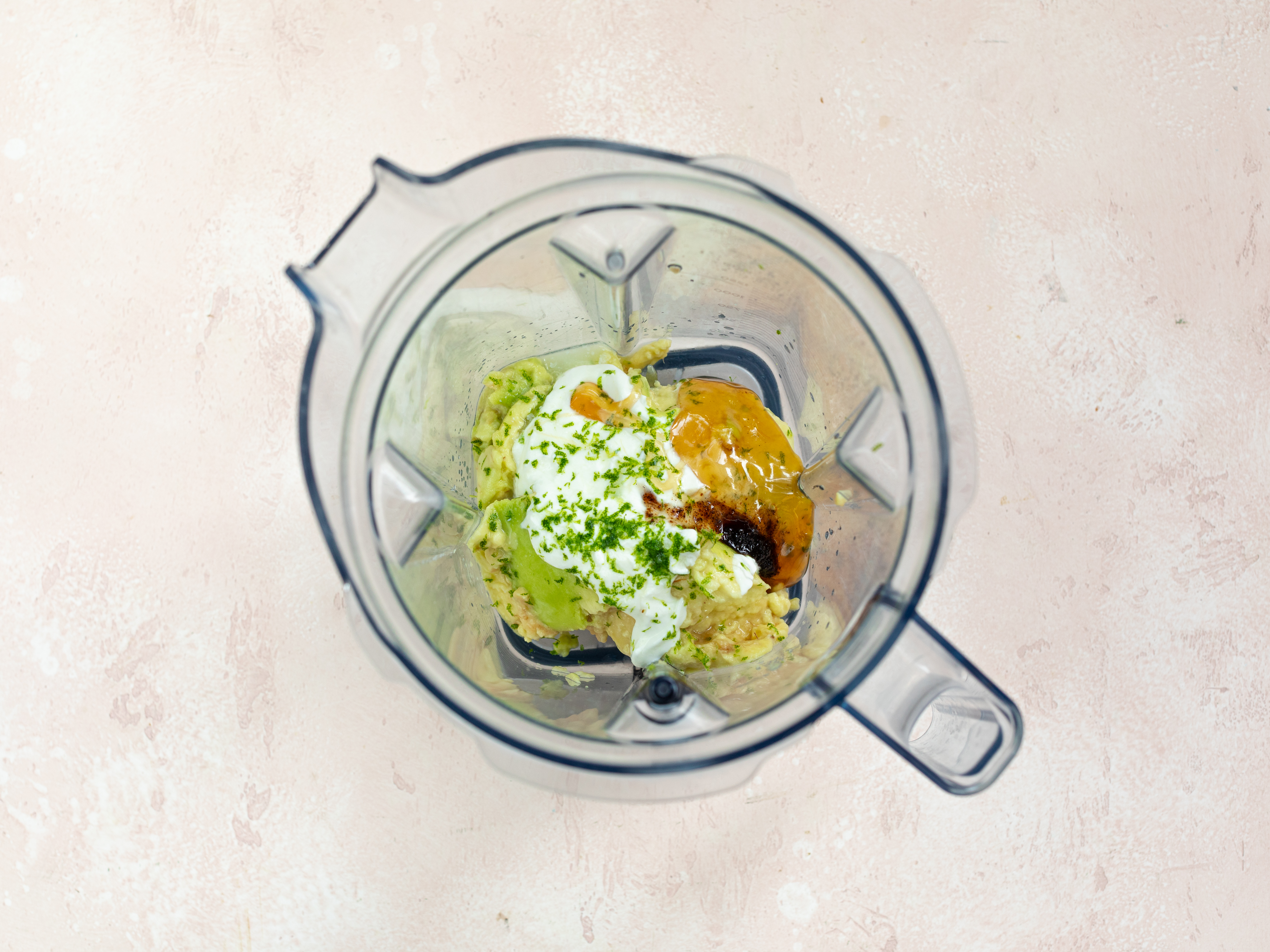 Schritt 1: Creme für Süsse Erdbeeren-Guacamole zubereiten 