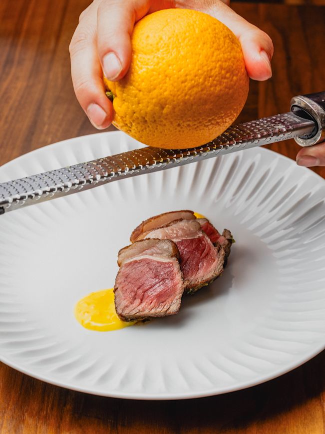 Entrecôte mit Sauce Maltaise Rezept Entrecôte mit Sauce Maltaise Rezept