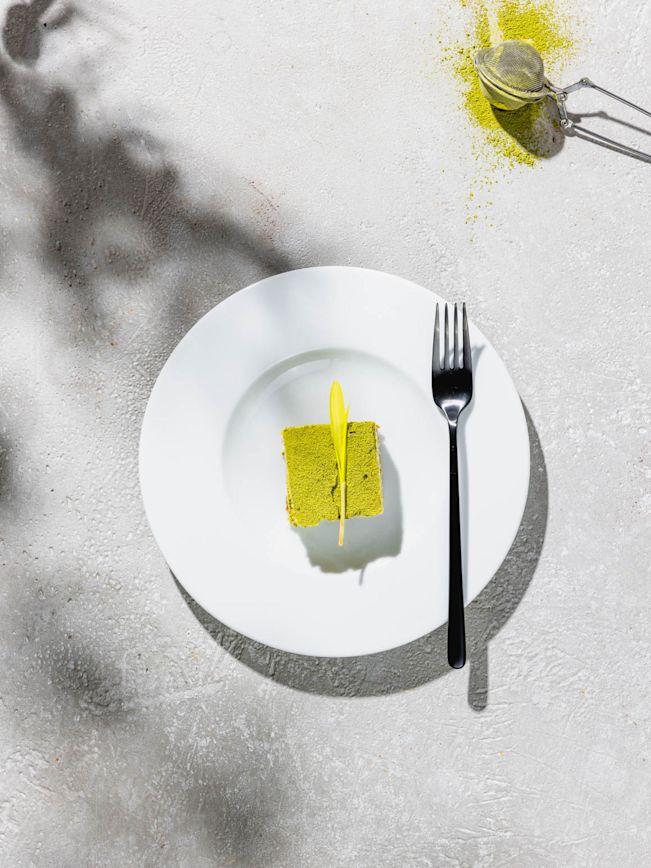 Matcha-Schoko-Tiramisu mit Matcha-Pulver und Schokolade Rezept Matcha-Schoko-Tiramisu mit Matcha-Pulver und Schokolade Rezept