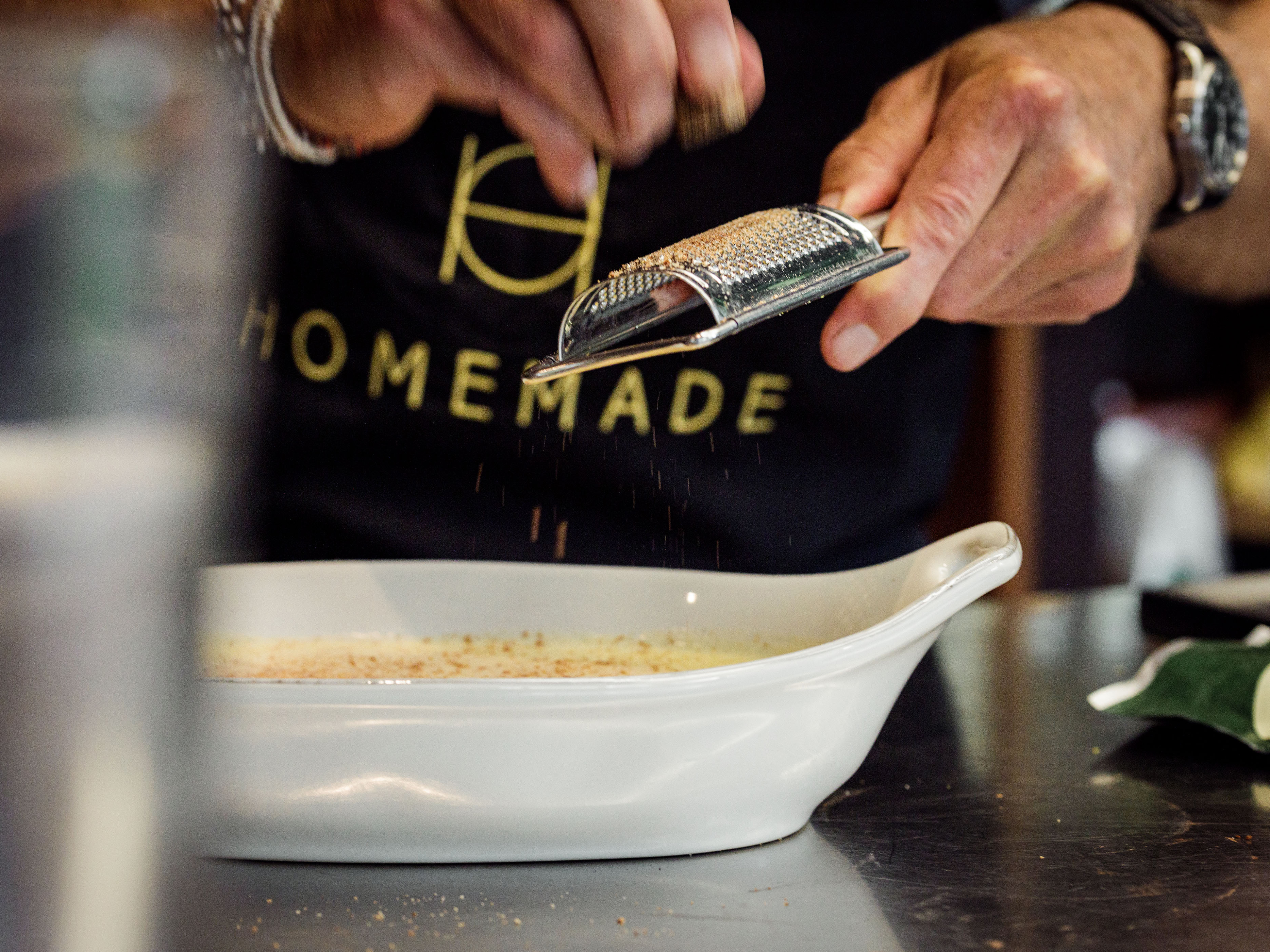 Schritt 2: Pudding für gebackene Vanillecrème  backen