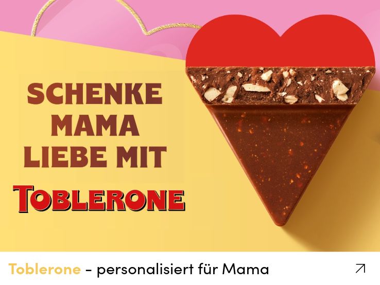 Toblerone - personalisiert für Mama
