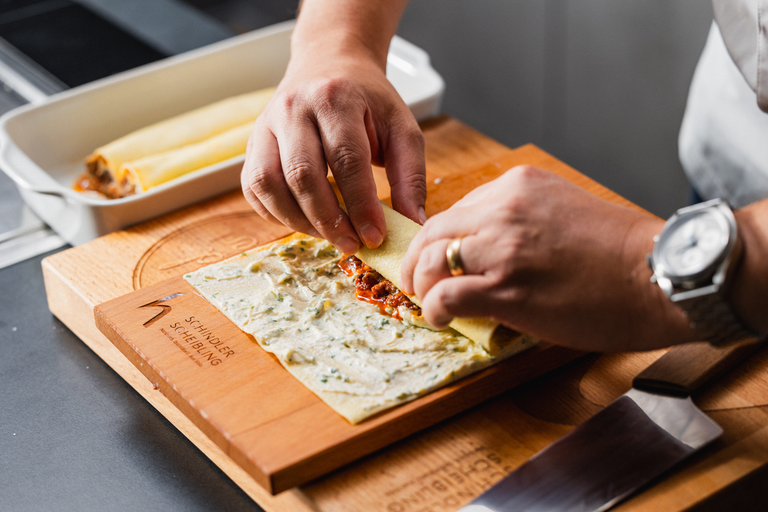 Schritt 4: Cannelloni rollen